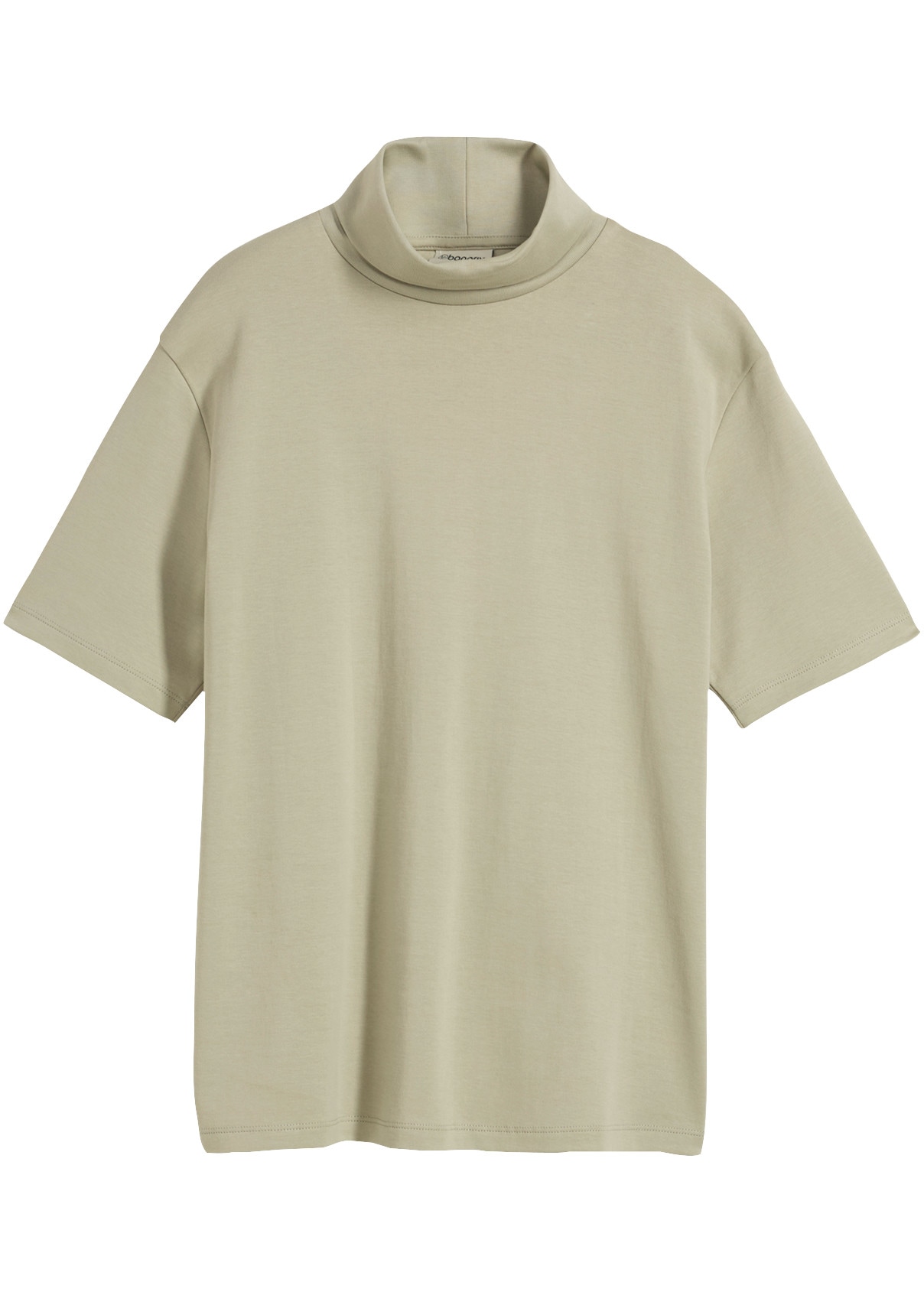 bonprix Rollkragenshirt kastenförmige Silhouette, hoher Kragen, Oversize-Passform