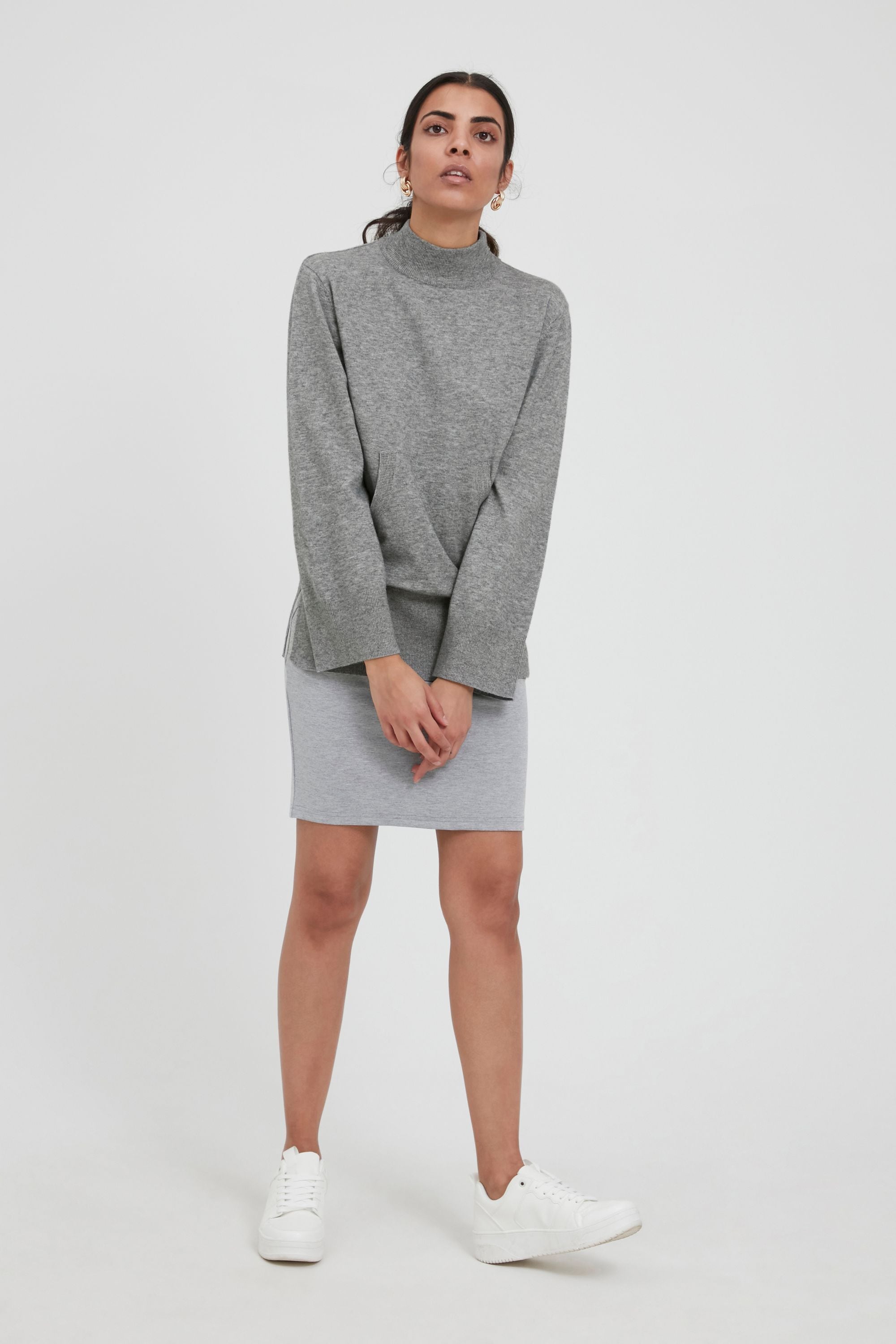 Ichi Strickfleece-Pullover »Strickpullover IHKava«