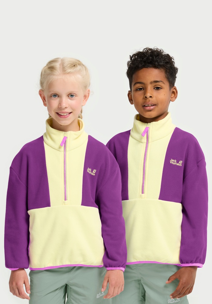 Jack Wolfskin Strickfleece-Pullover »COLORBLOCK TAUNUS HZ K«