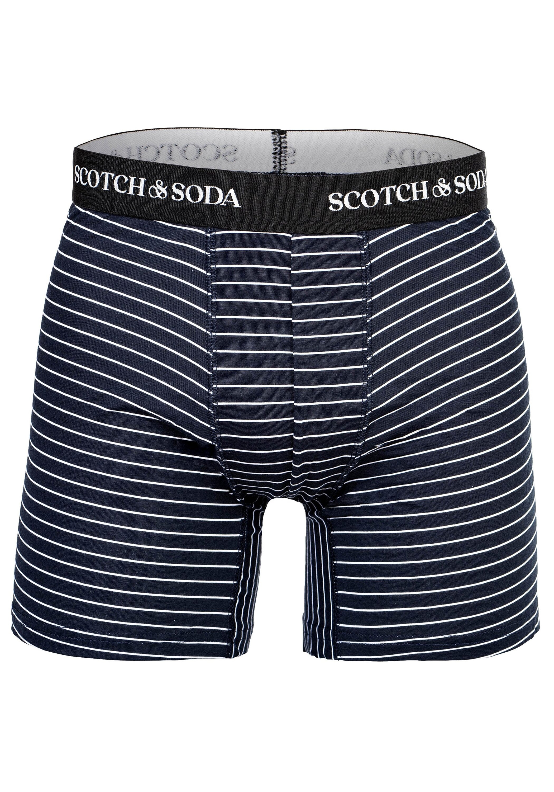 Scotch & Soda Boxershorts »Boxershort Solid Cotton Stretch 3er Pack«