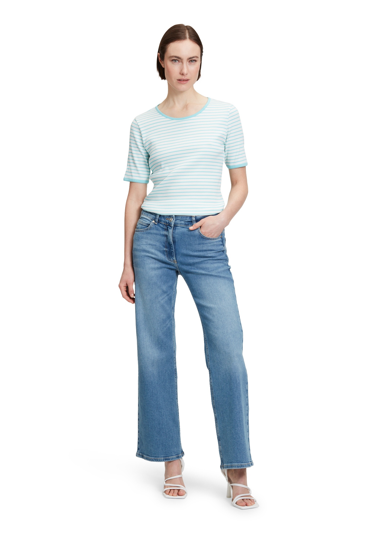 Betty Barclay T-Shirt »Ringelshirt mit Rippenstruktur«