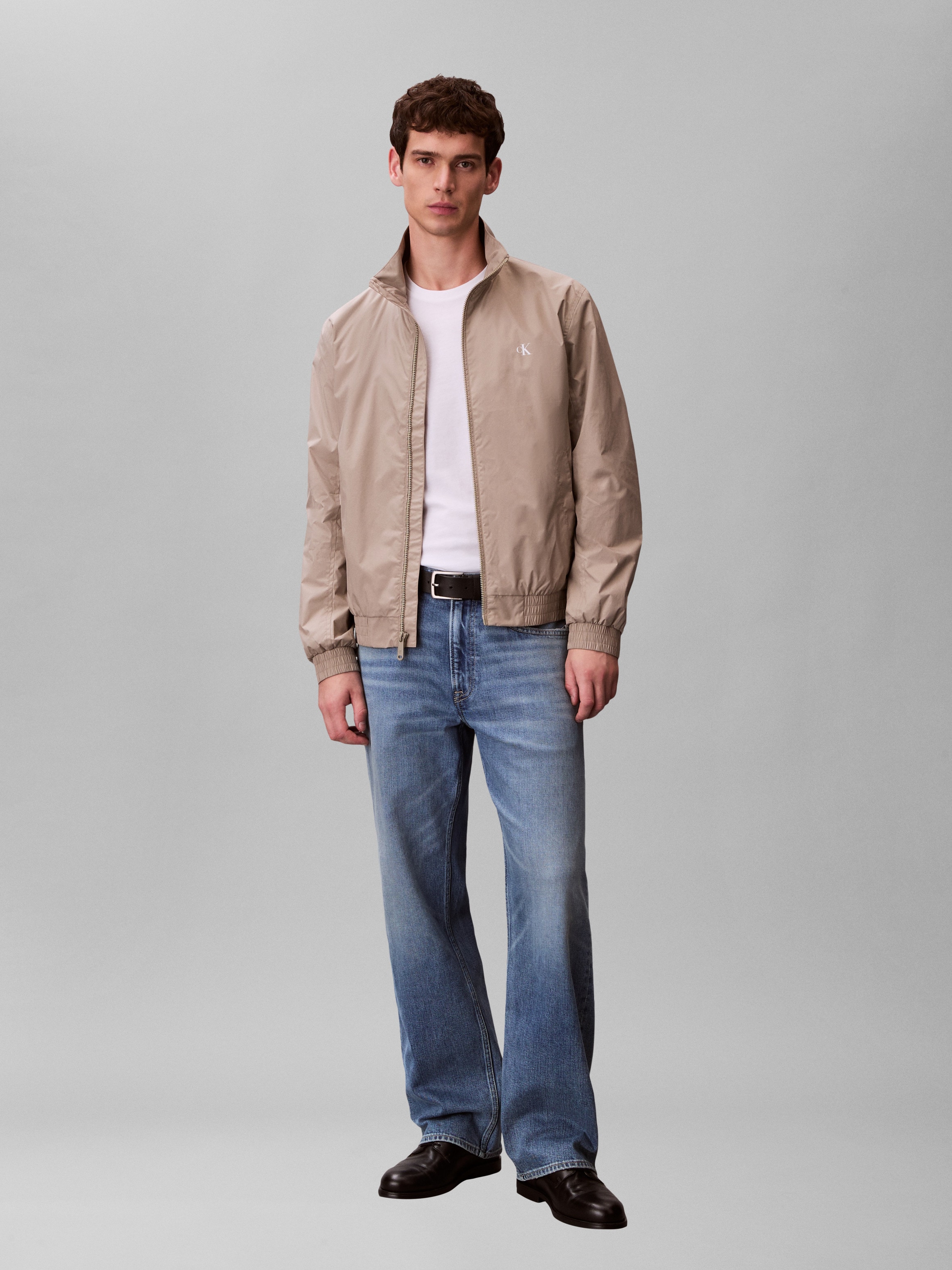 Calvin Klein Jeans Windbreaker »UNFILLED NYLON« ohne Kapuze Regular fit mit Stehkragen