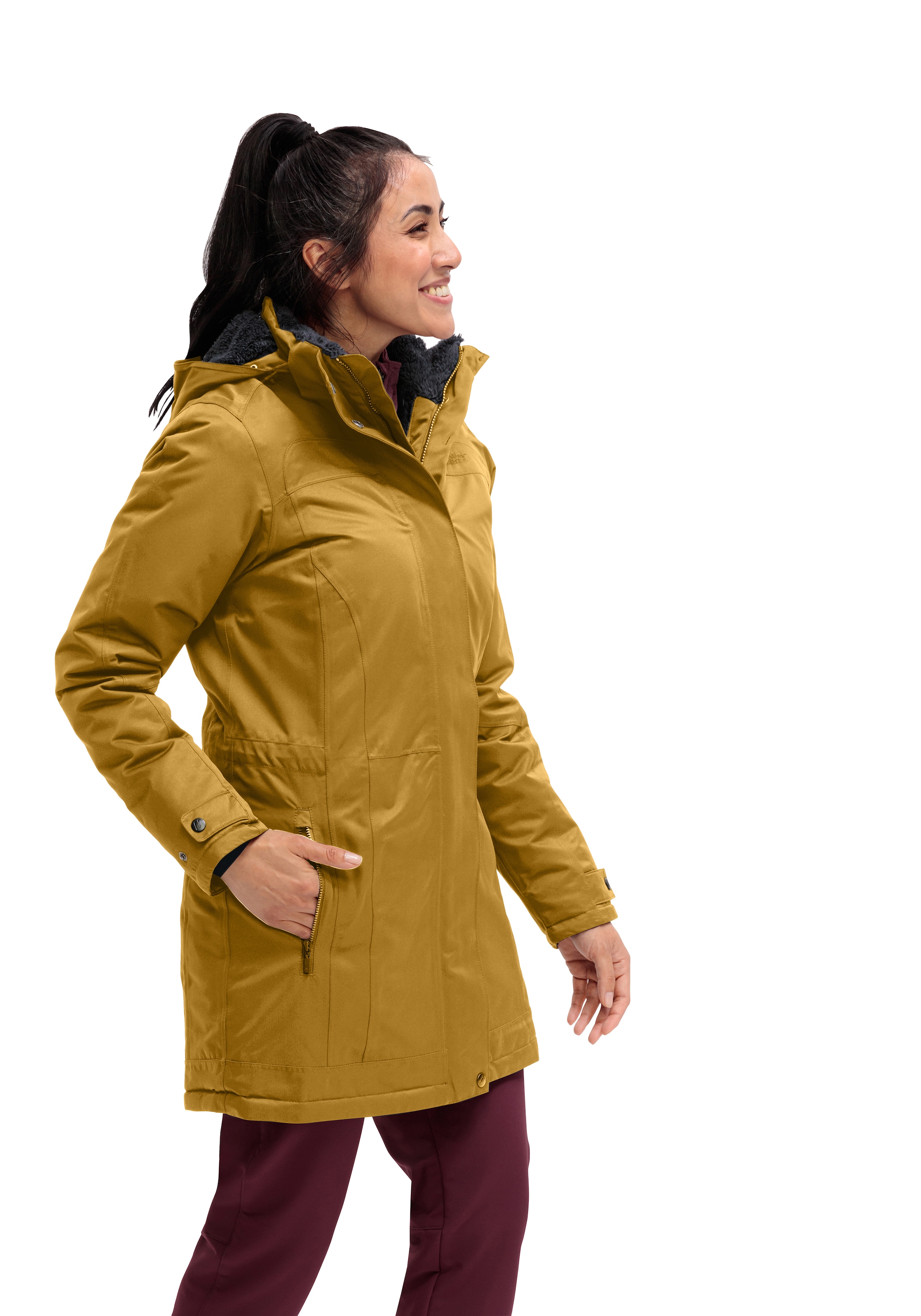 Maier Sports Funktionsjacke »Lisa 2.1«, Damen Mantel, atmungsaktiver Wintermantel, 2 RV-Taschen, Regular Fit