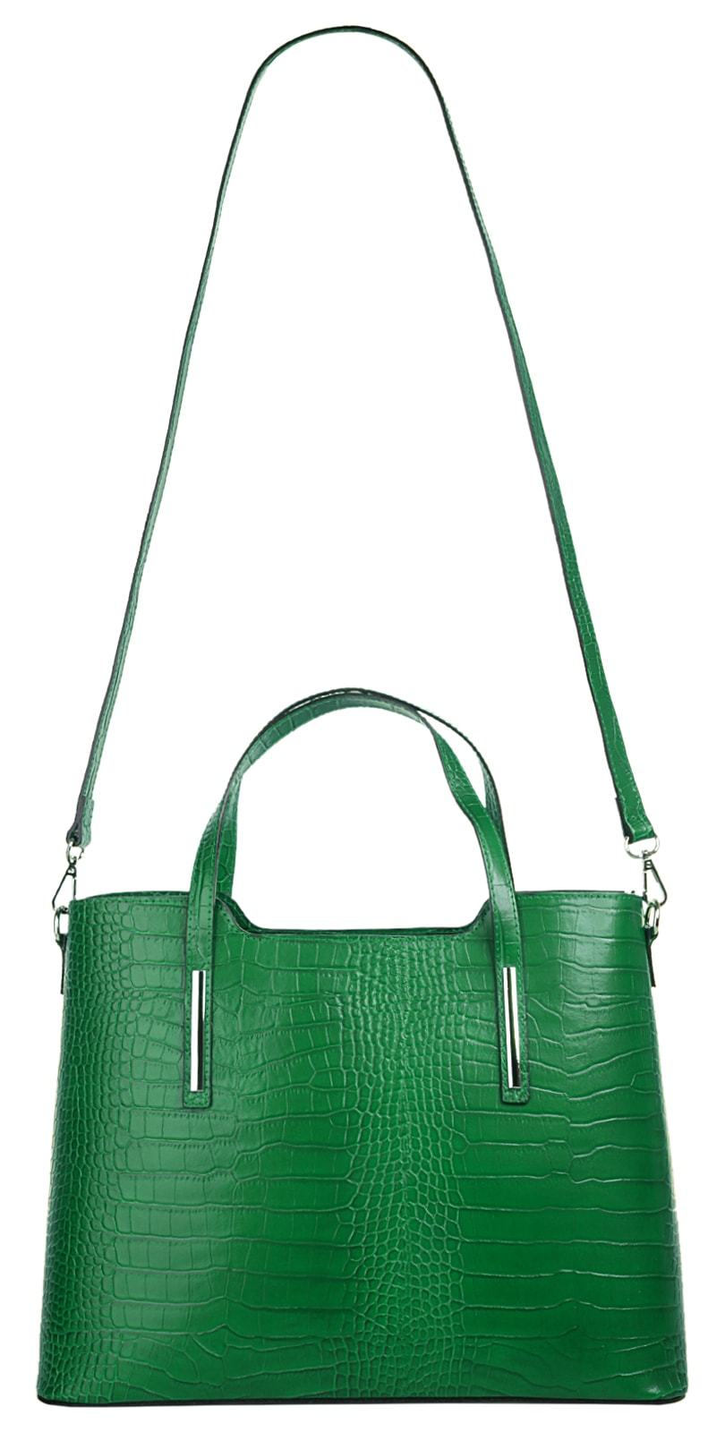 Cluty Henkeltasche, echt Leder, Made in Italy