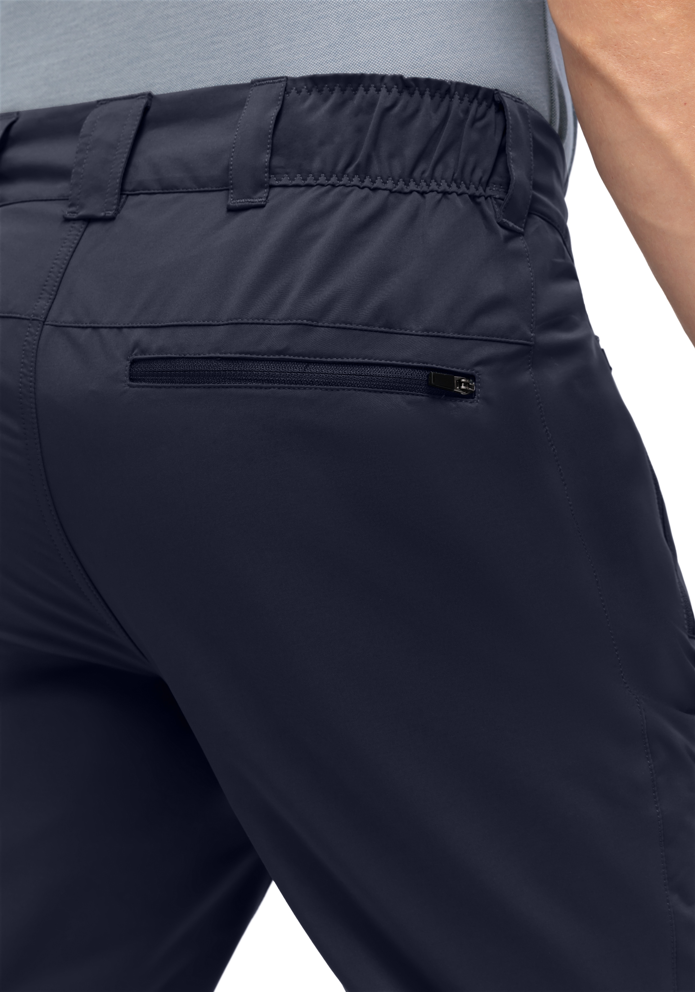 Maier Sports Outdoorhose »Nil Loop«, Herren Wanderhose, Funktionshose mit Taschen + Gürtel, Regular Fit