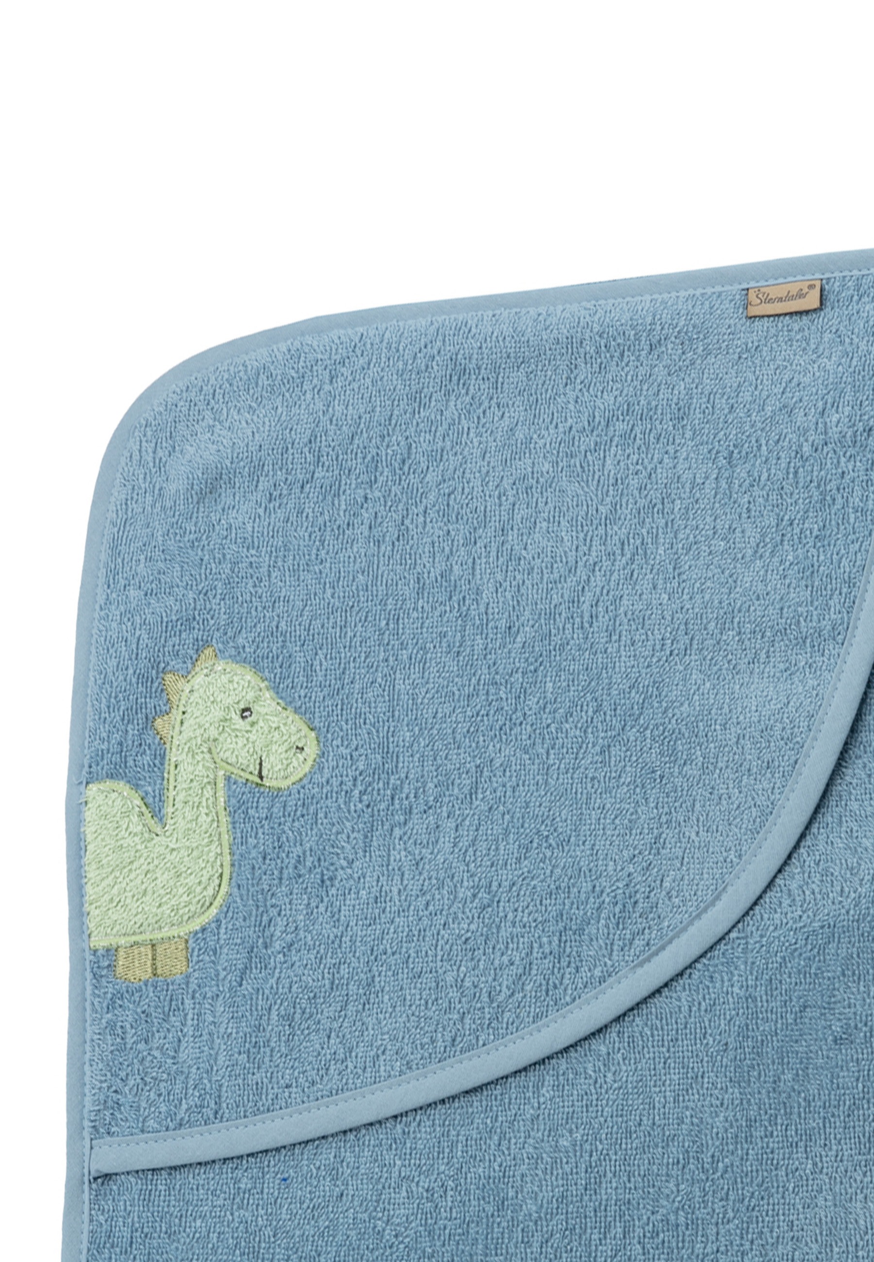 Sterntaler® Kapuzenhandtuch »Kapuzenbadetuch 80x80 cm DINO Rexi«, (1 St.)
