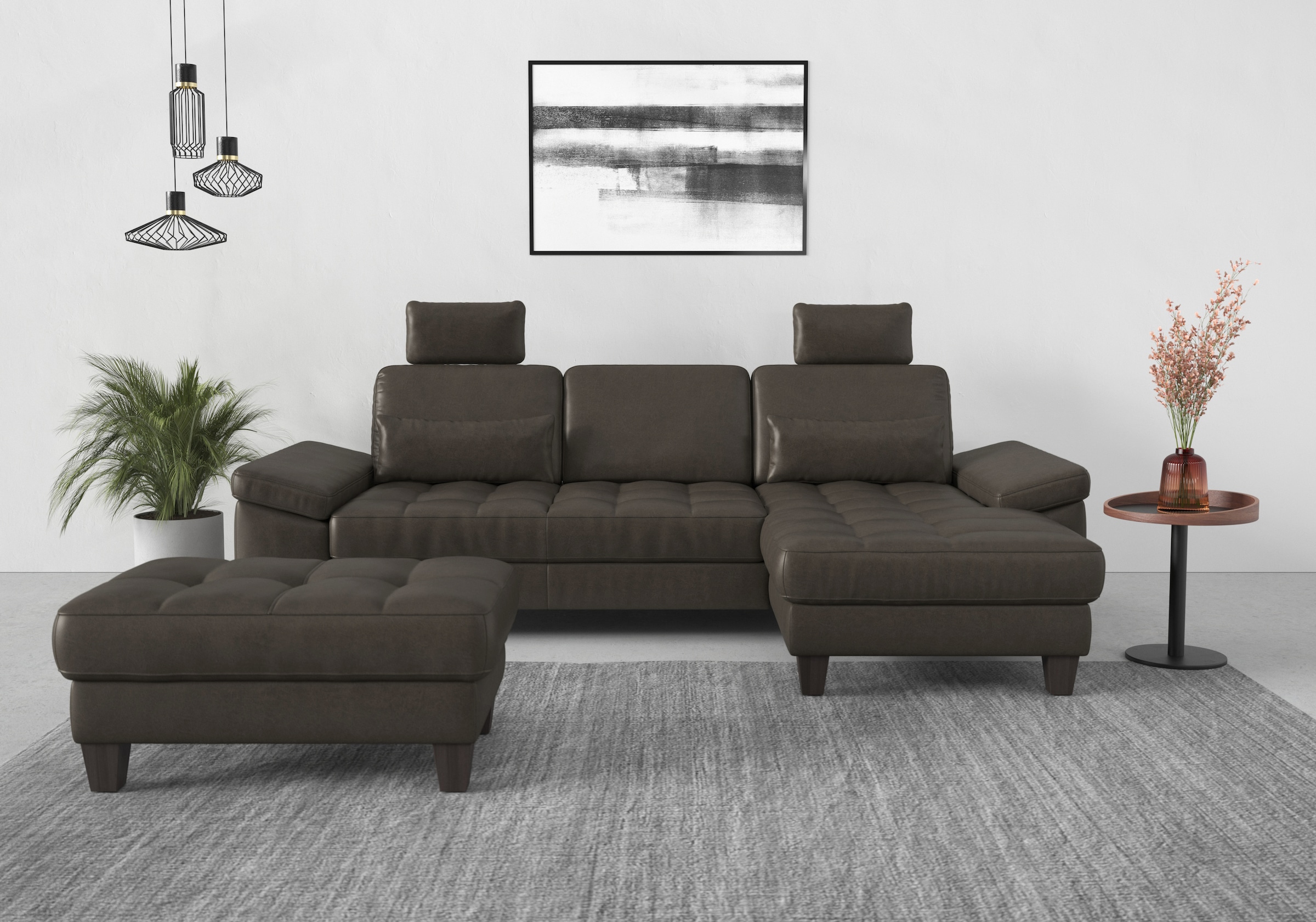 sit&more Stauraumhocker »Westham«, wahlewise mit/ohne Federkern