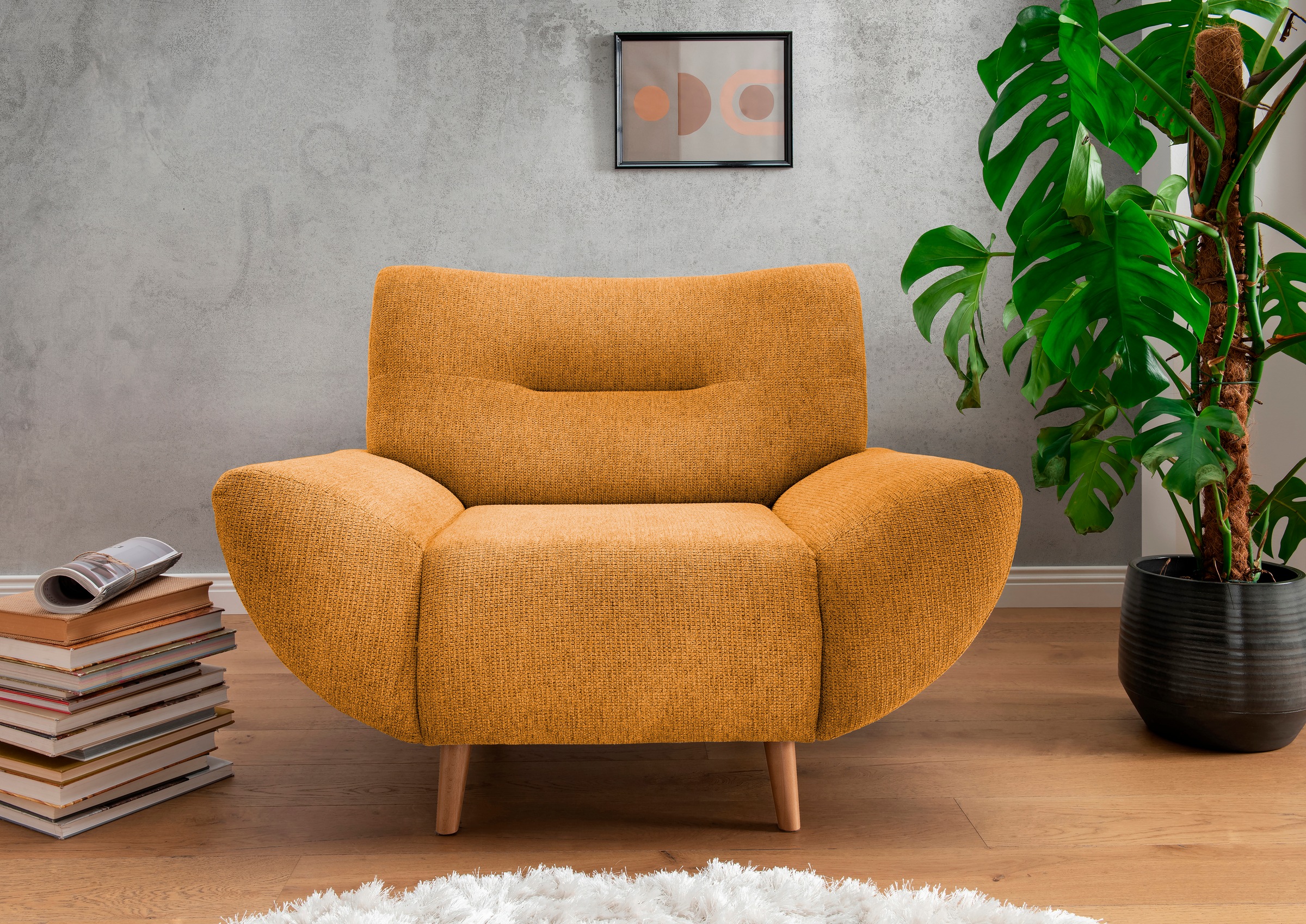 INOSIGN Polstergarnitur »Drago elegant und zeitlos, komfortabel, moderne Formensprache« Set, 3-Sitzer, 2-Sitzer und Sessel, 3 Stk. tlg. Set 3-2-1,  bequem, versch. Stoffe, inkl. 2 Zierkissen