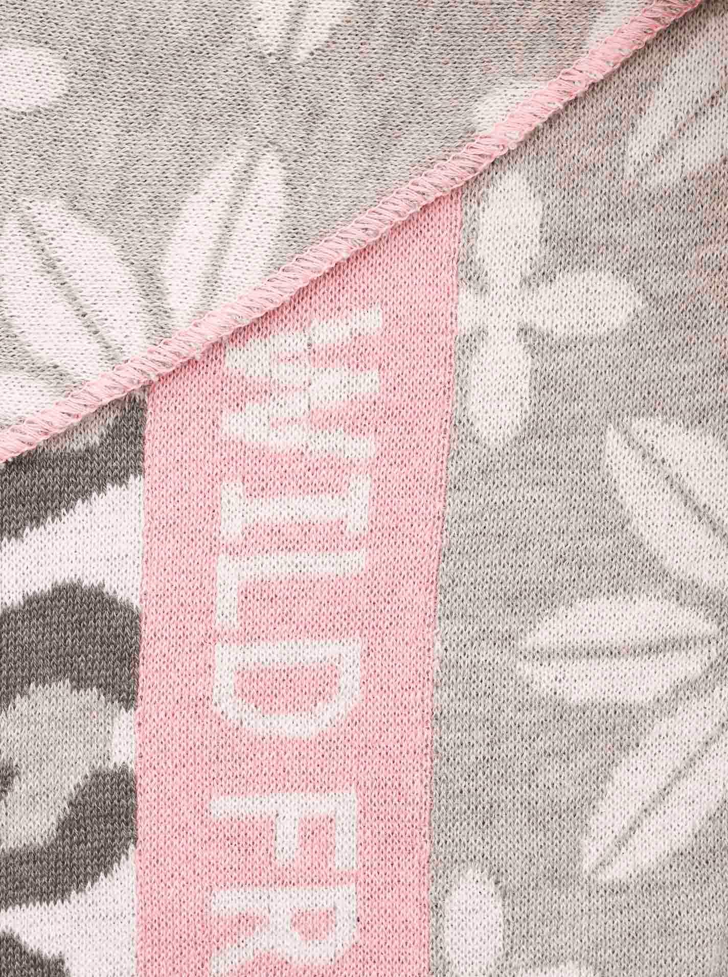 Zwillingsherz Dreieckstuch »"Blumen & Leo"« Eyecatcher Tuch, Mustermix: Leomuster und Blumen, Feinstrick, wärmend