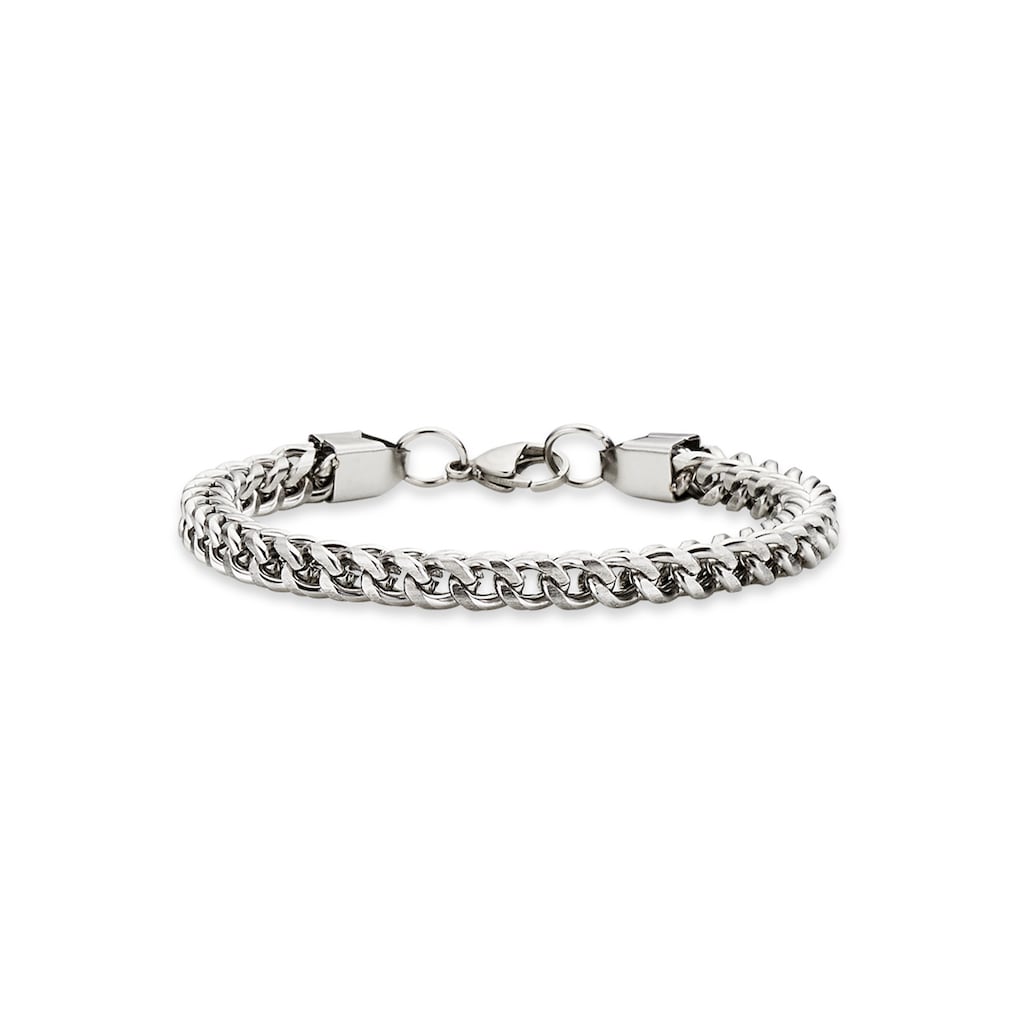 Bruno Banani Armband »Schmuck Geschenk, Armkette Panzerkette 6 mm breit Silber«