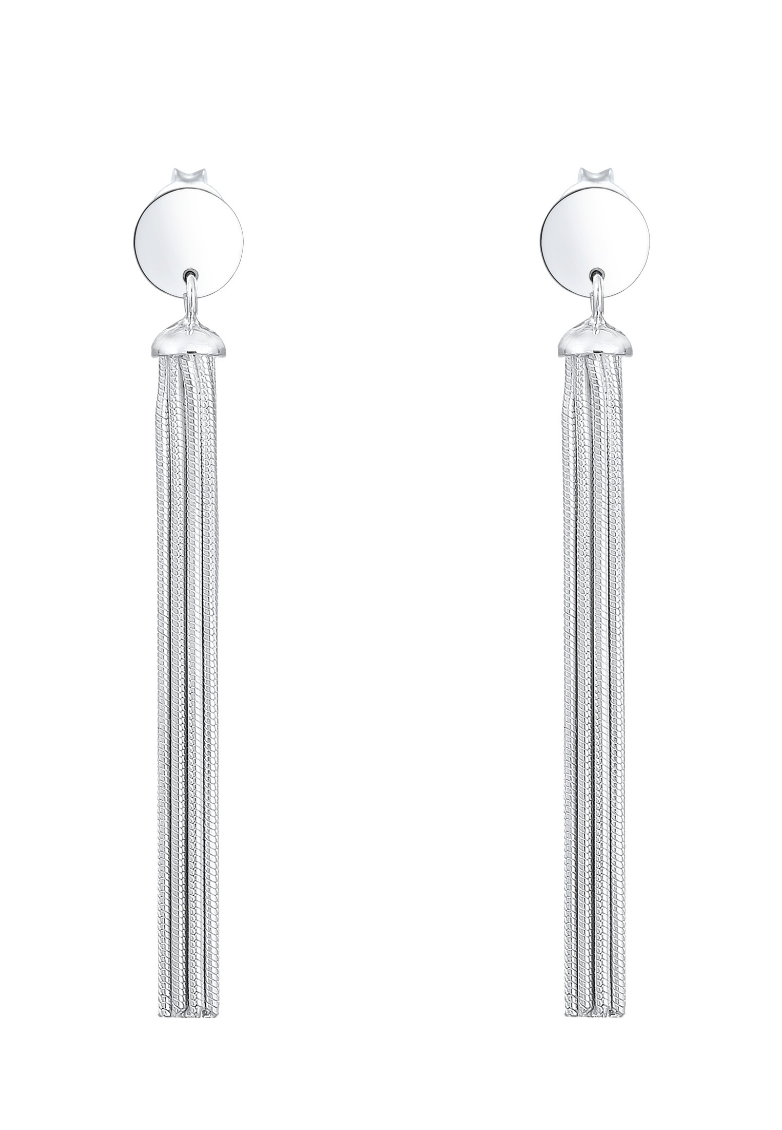 Elli Paar Ohrhänger »Ohrringe Ohrhänger Schlangenkette 925 Sterling Silber«