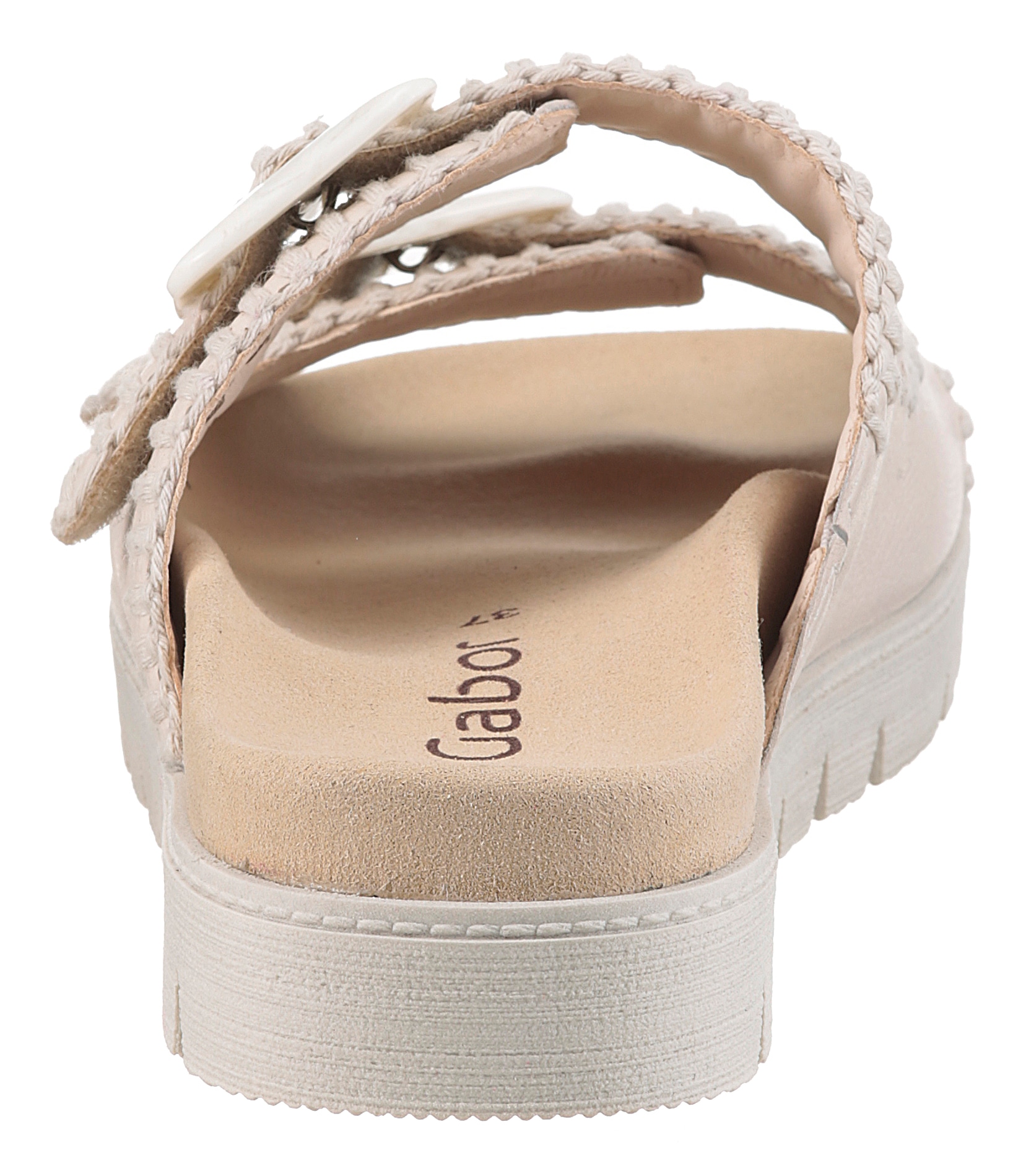 Gabor Pantolette, Plateau, Bequemschuh, Sommerschuh mit praktischen Klettverschlüssen