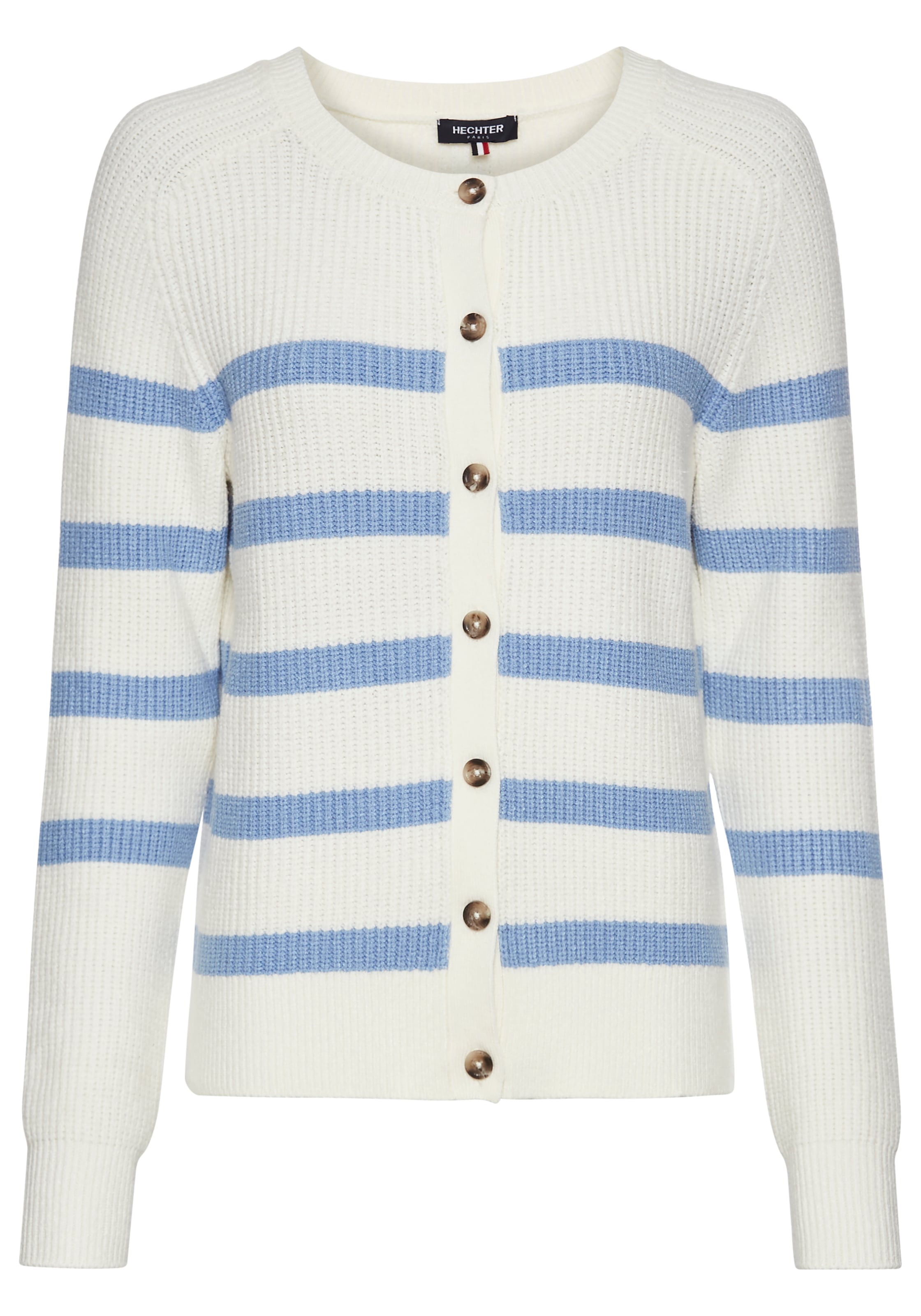 HECHTER PARIS Strickjacke, im Streifenlook