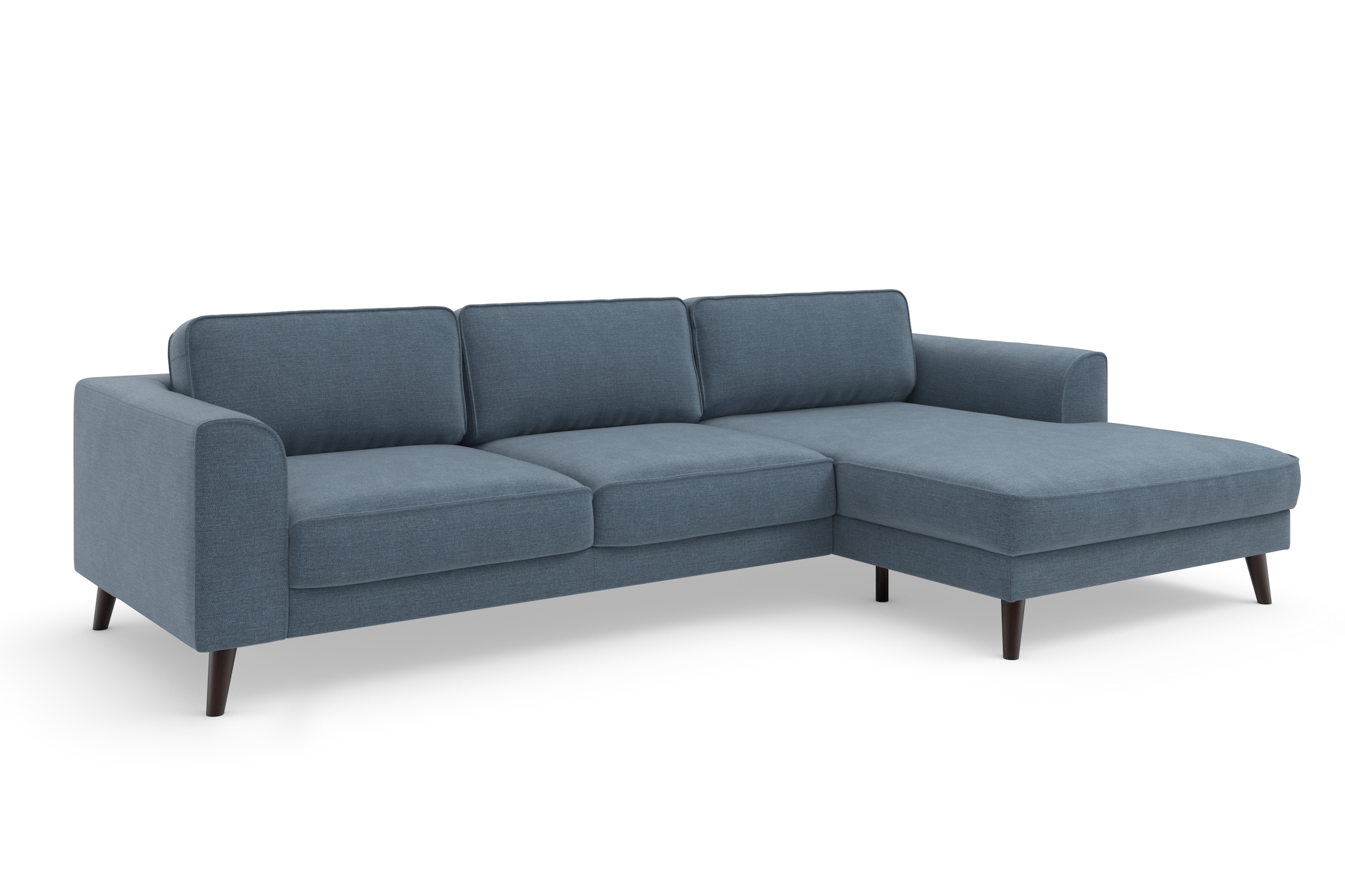TRENDMANUFAKTUR Ecksofa »Lumber Jack, elegantes Designsofa, zeitlos modern, hoher Sitzkomfort«, wahlweise mit Bettfunktion u. Bettkasten, L-Form