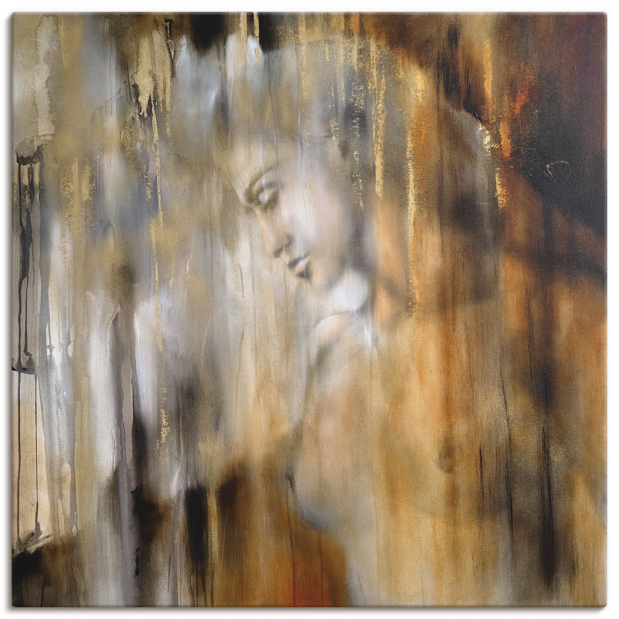 Artland Leinwandbild »Vera« Frau 1 Stk. tlg. auf Holzrahmen gespannt