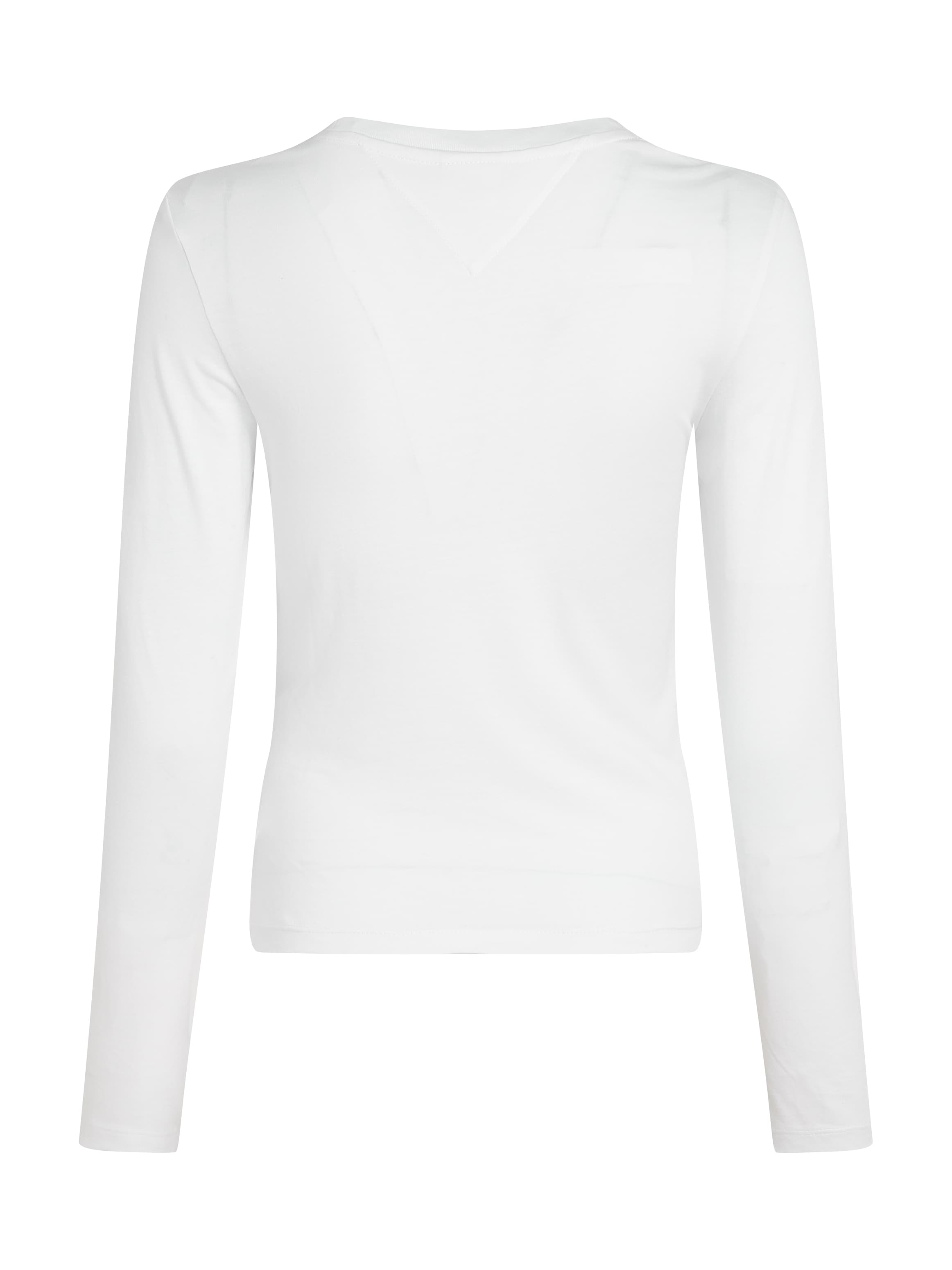 Tommy Jeans Curve T-Shirt »TJW SLIM ESSENTIAL LOGO 2 LS EXT«, in Großen Größen mit Logoschriftzug