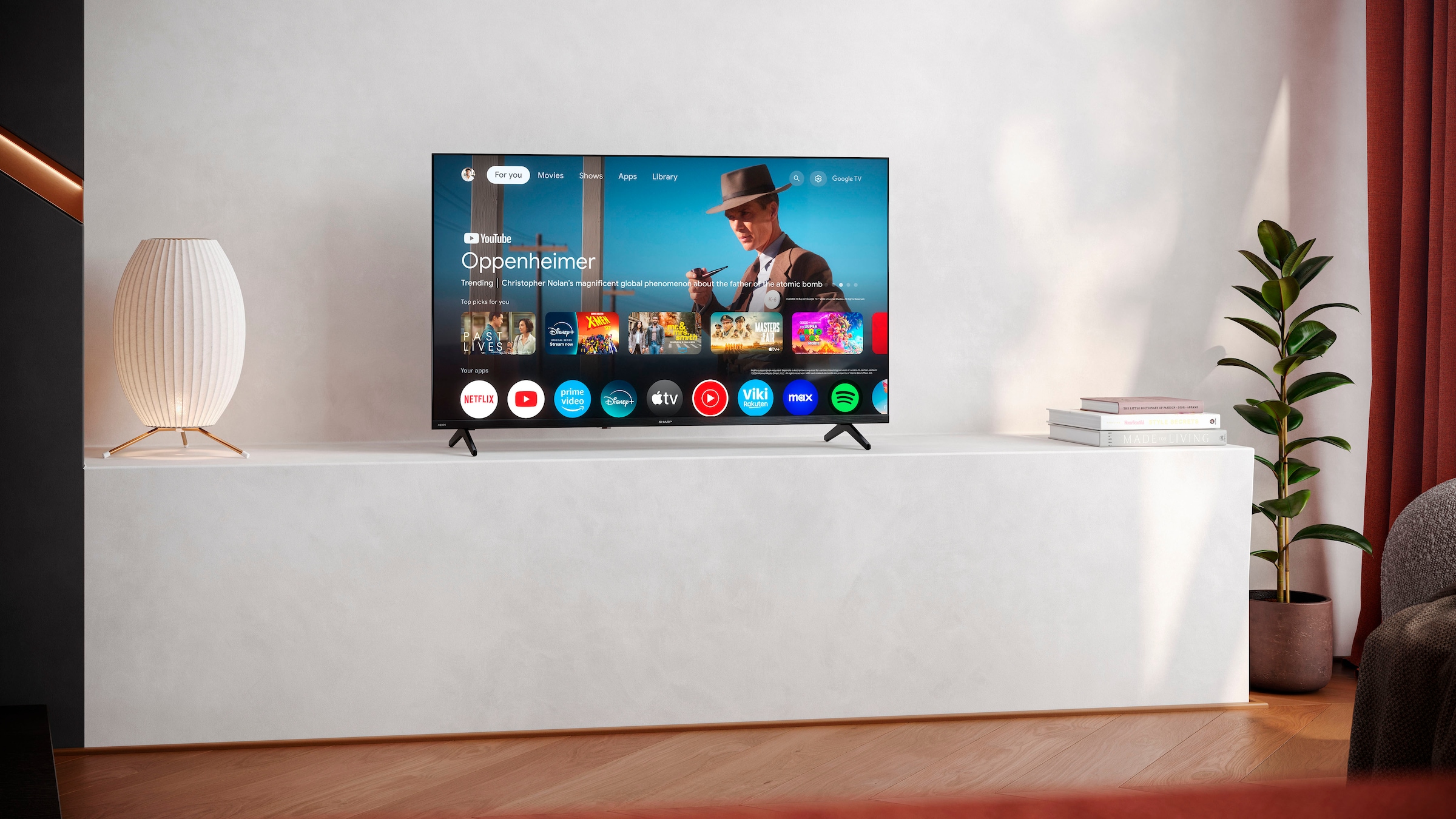 Sharp LED-Fernseher »2T-C40HFx«, Full HD, Google TV-Smart-TV