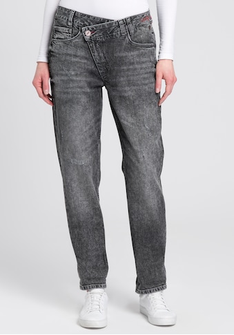 Freeman T. Porter Boyfriend-Jeans »Harper SDM«, mit schräg gestaltetem Zip-fly kaufen