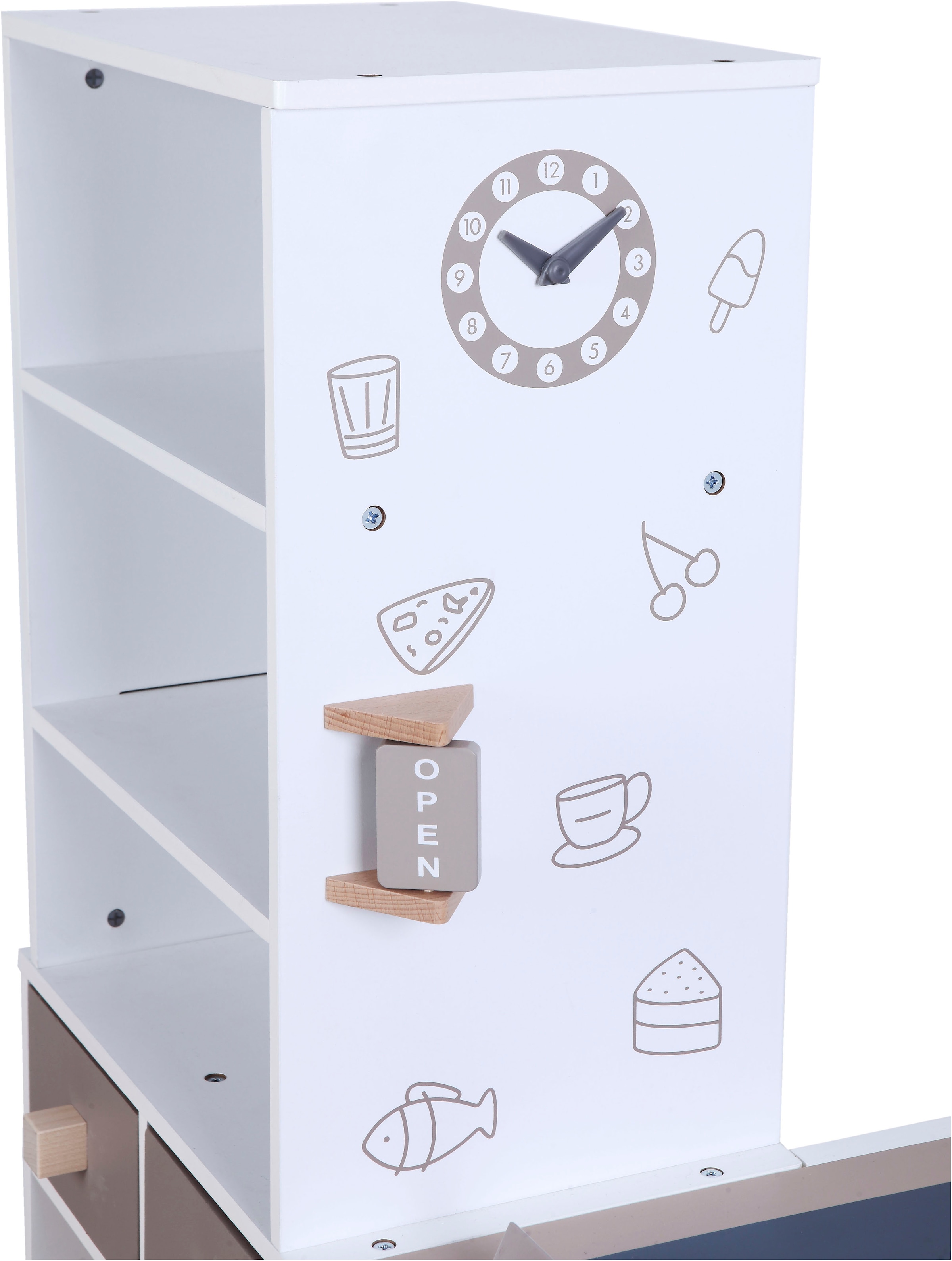 Tanner Kaufladen »Supermarkt aus Holz« inkl. Markenminiatur-Faltschachteln; FSC® - schützt Wald