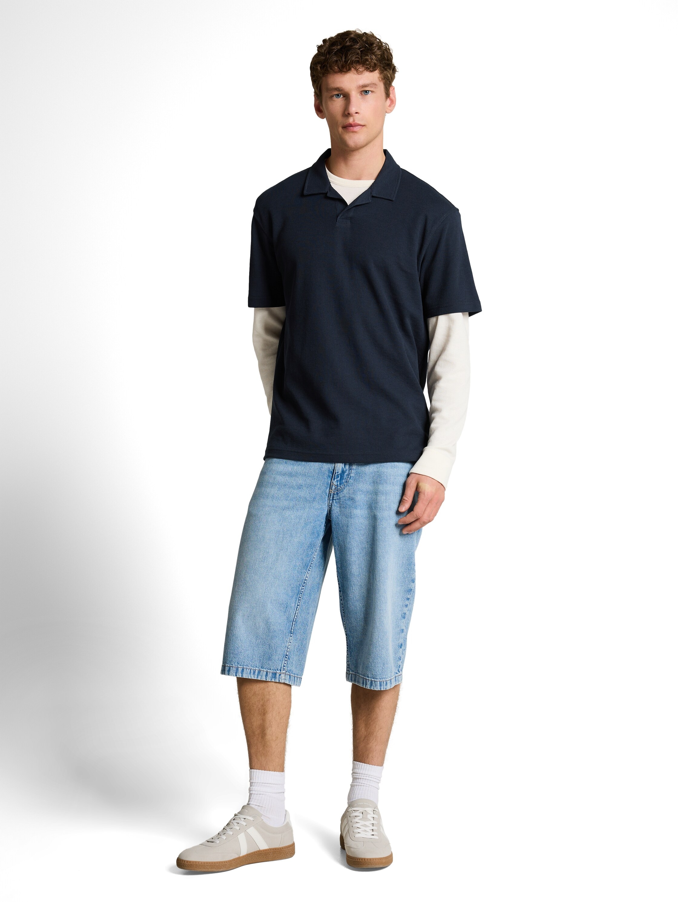 TOM TAILOR Denim Poloshirt mit Polo Kragen