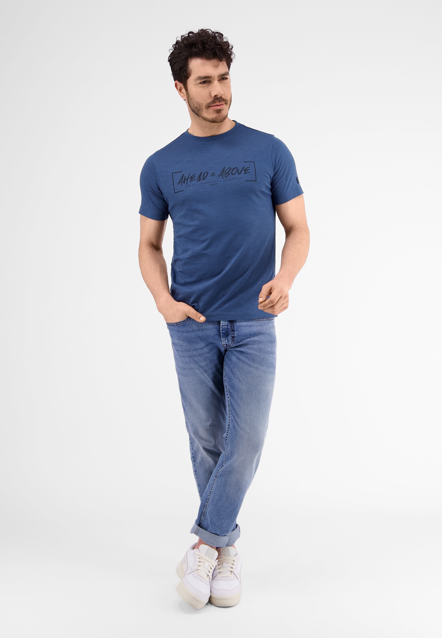 LERROS T-Shirt »LERROS T-Shirt *Ahead & Above*«