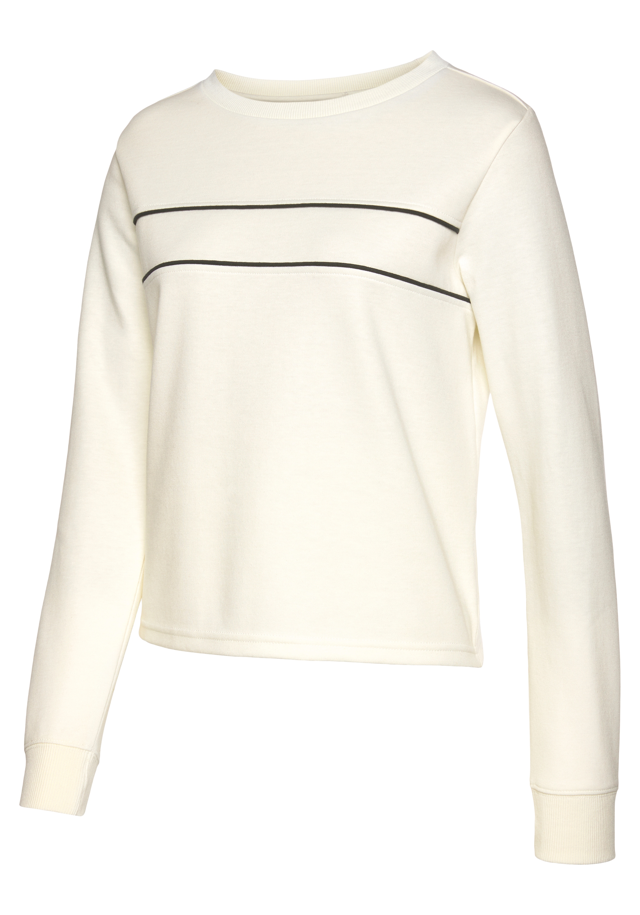 H.I.S Sweatshirt, mit Piping auf der Brust, Loungewear