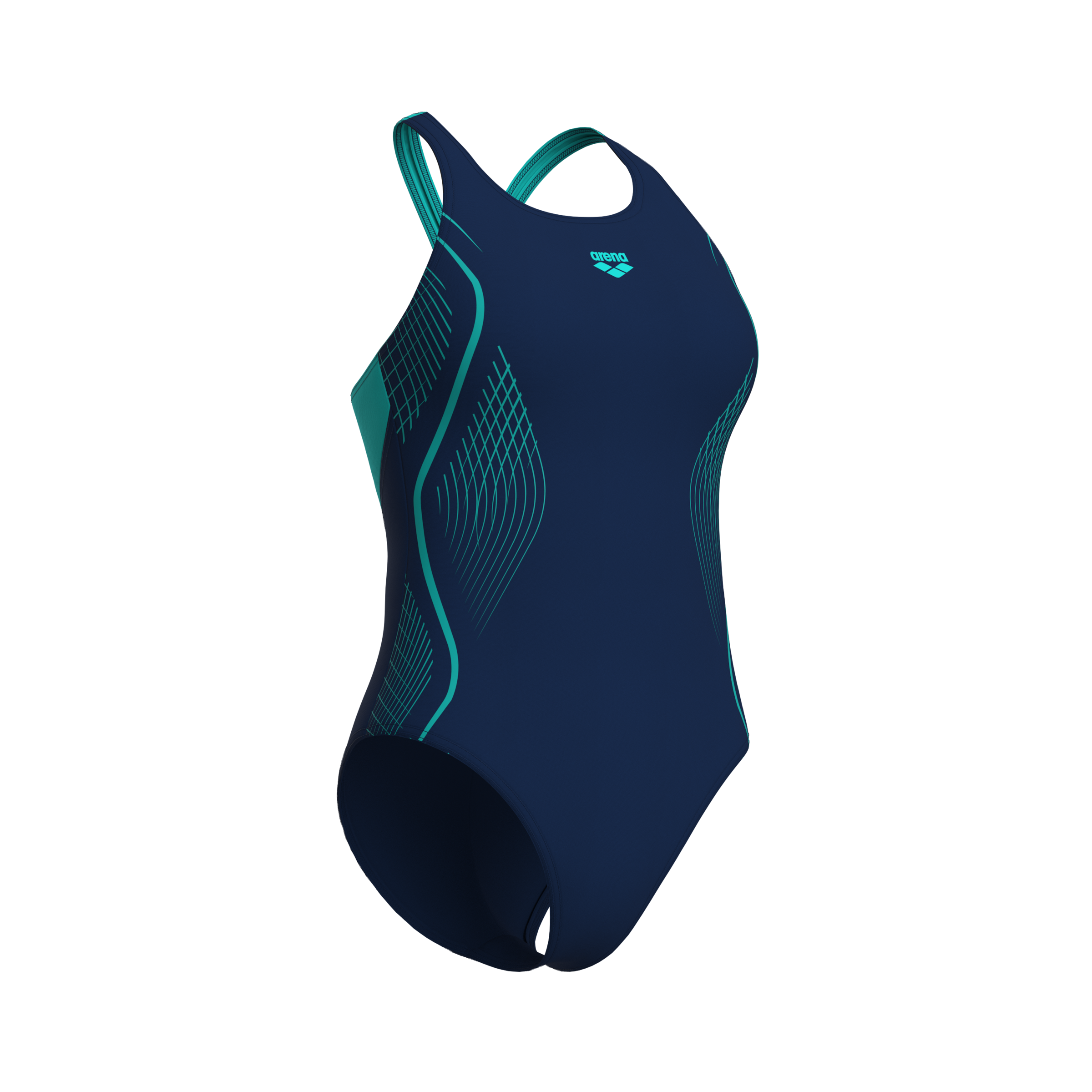 Arena Badeanzug »WOMEN'S ARENA GRID SWIMSUIT V BACK GRAPHIC«