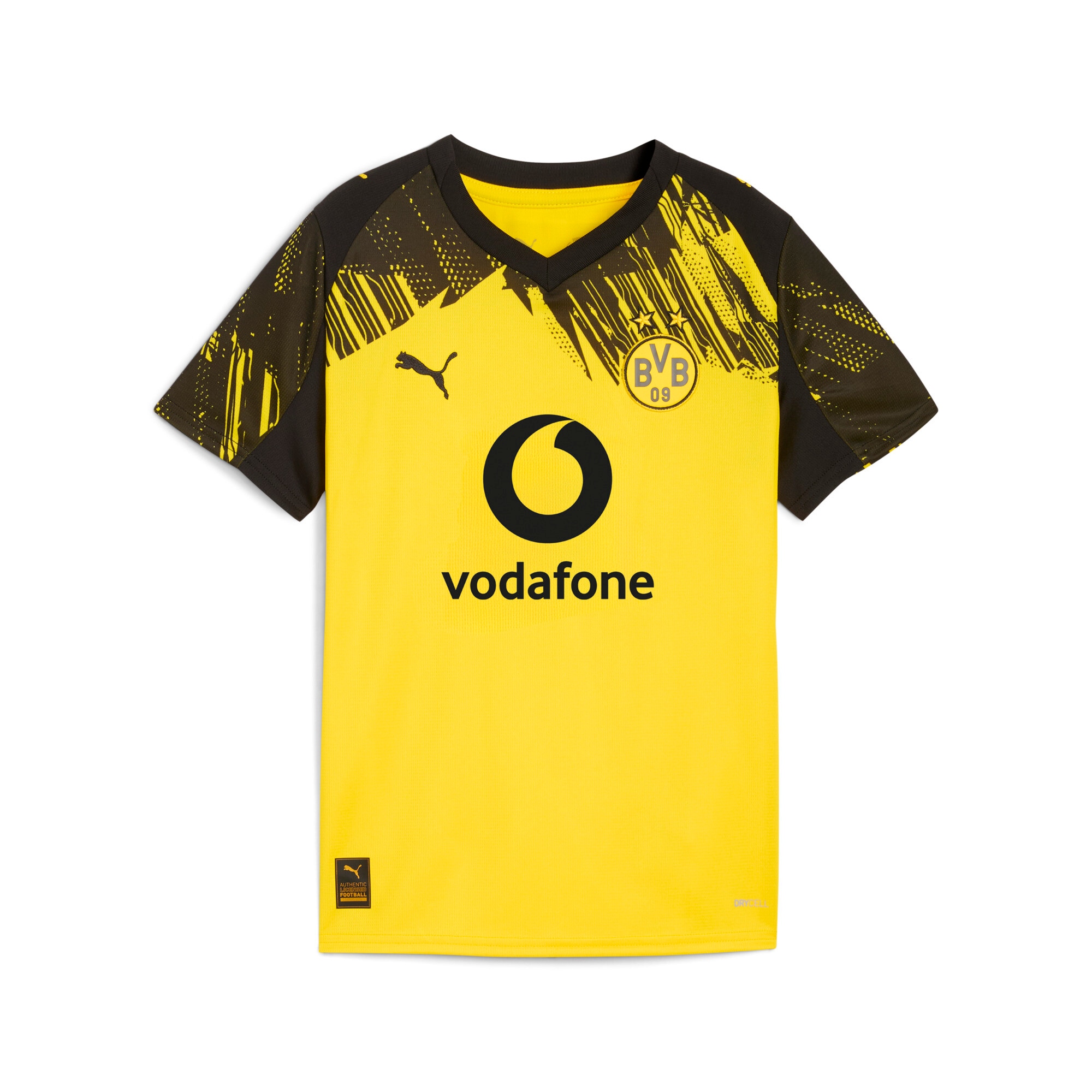 PUMA Fußballtrikot »BVB HOME JERSEY REPLICA JR WITH SPONSOR« Regular Fit, sportlicher Stil, ohne Kapuze, für Jugendliche