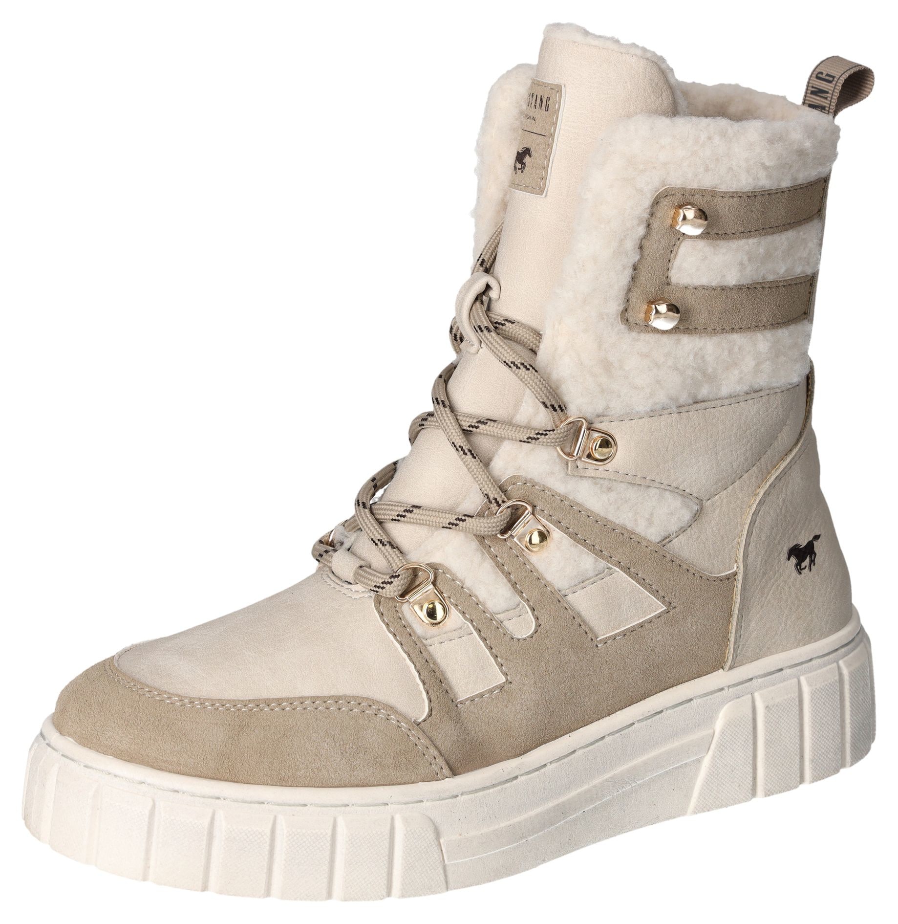 Mustang Shoes Winterboots, Schnürboots, Plateauboots, Snowboots mit Anziehlasche