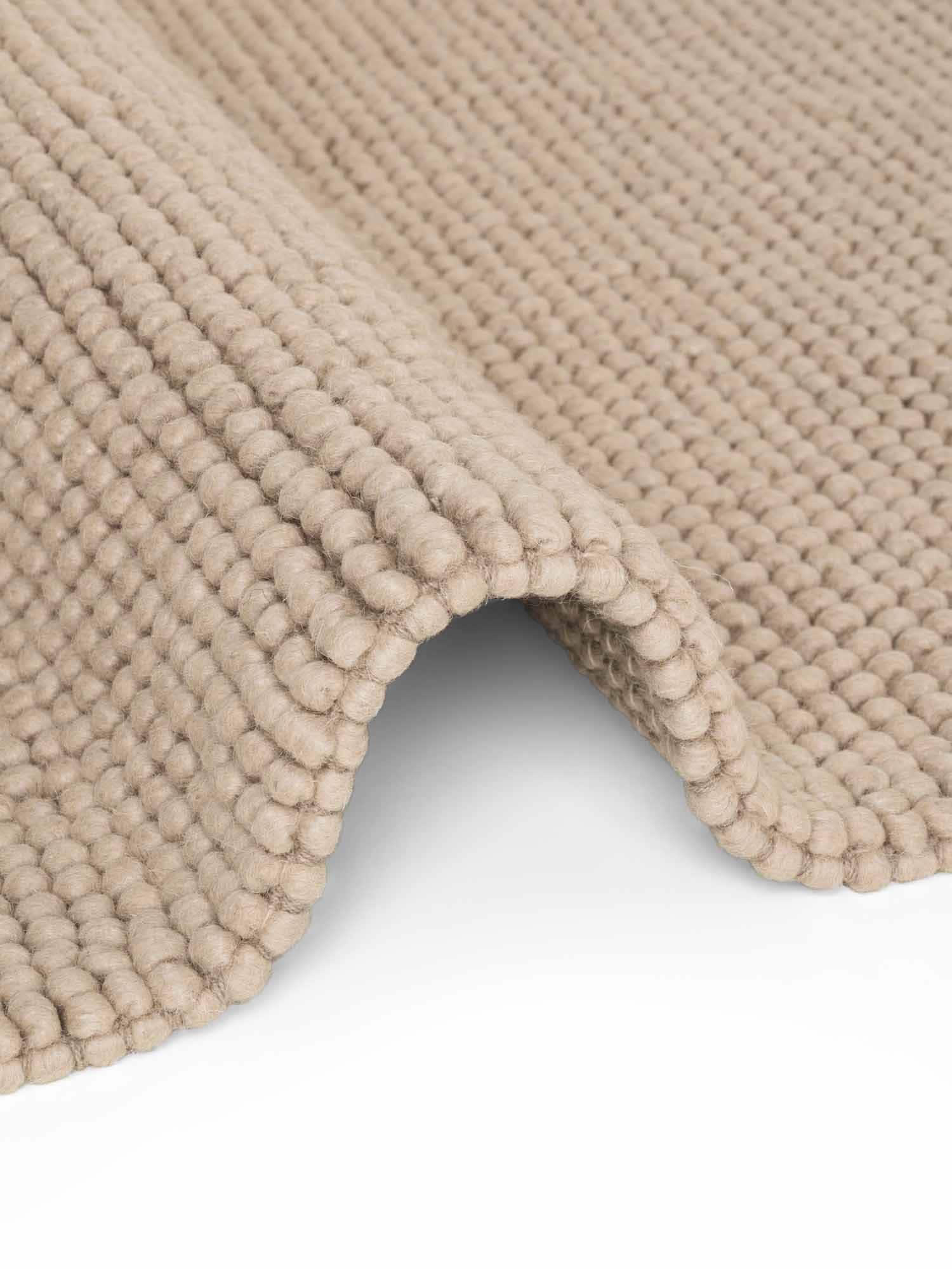 Ted Baker Wollteppich »Diana« rechteckig 16 mm Höhe Wolle, Natur, Handgemacht, Wohnzimmer, Esszimmer, Schlafzimmer, Skandi