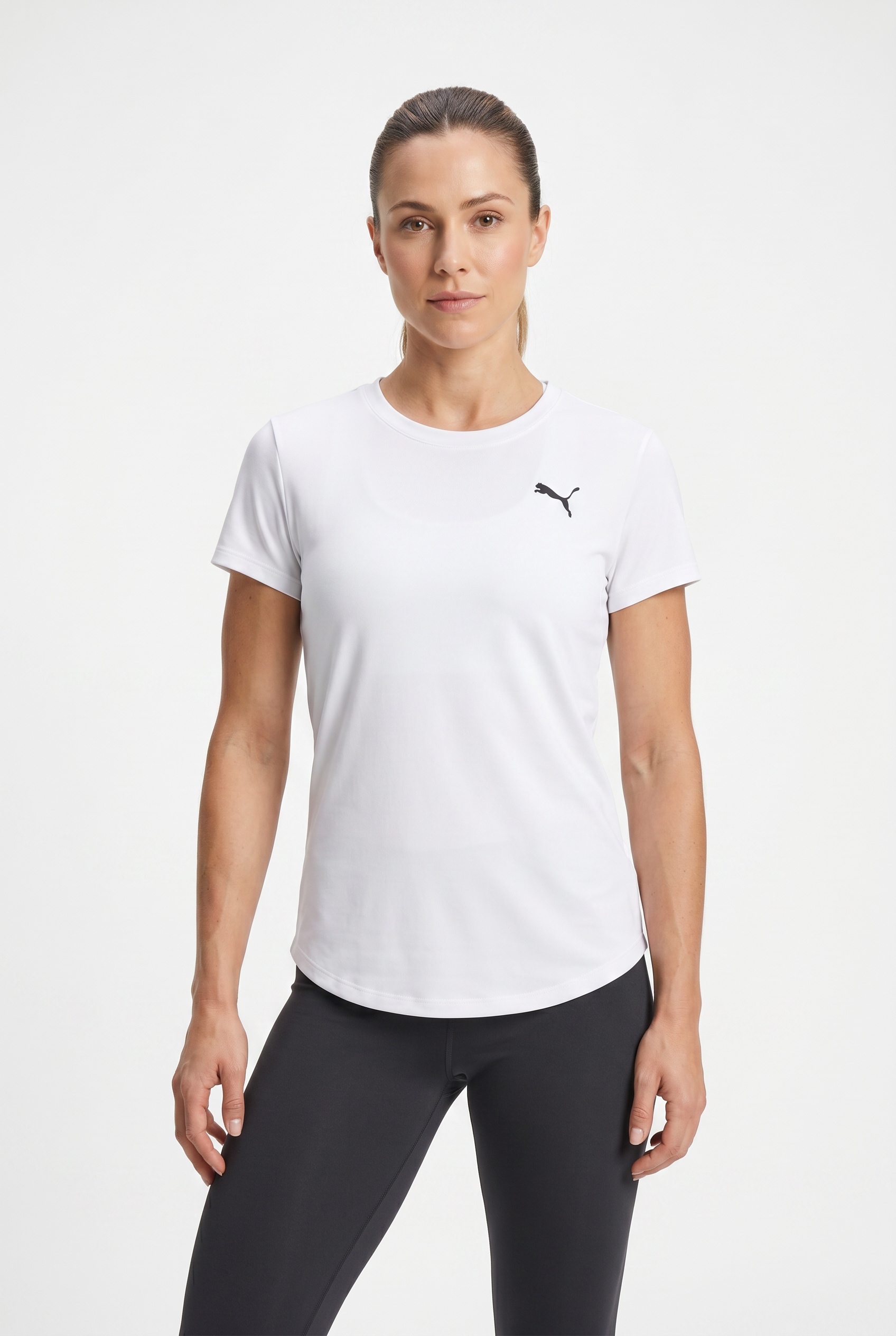 PUMA Trainingsshirt »W TAD ESSENTIAL CREW TEE« Regular Fit, mit Rundhalsausschnitt, mit seitlichen Schlitzen