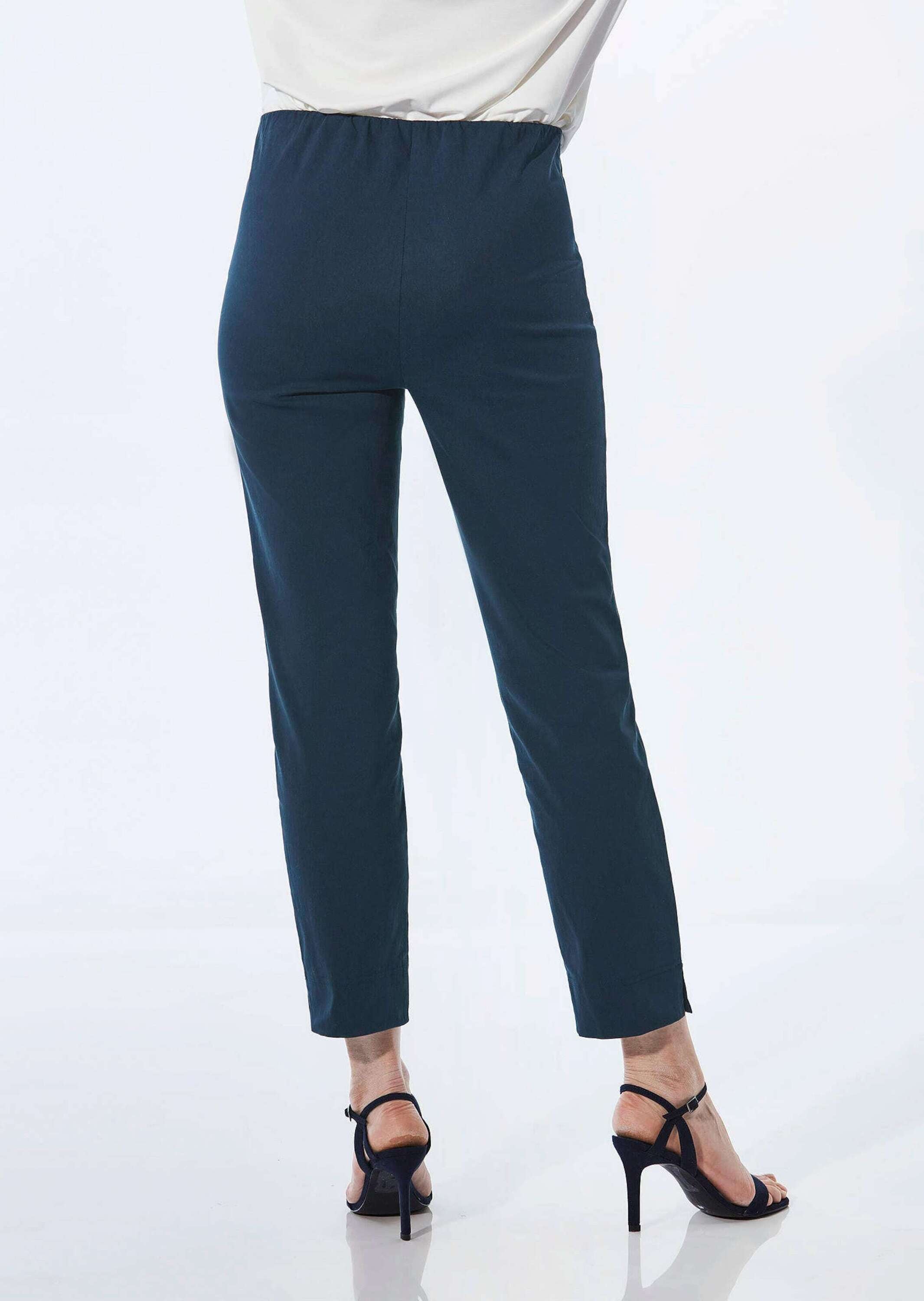 GOLDNER 7/8-Hose »Kurzgröße Stretchhose LOUISA, dehnbar & mit Taschen«