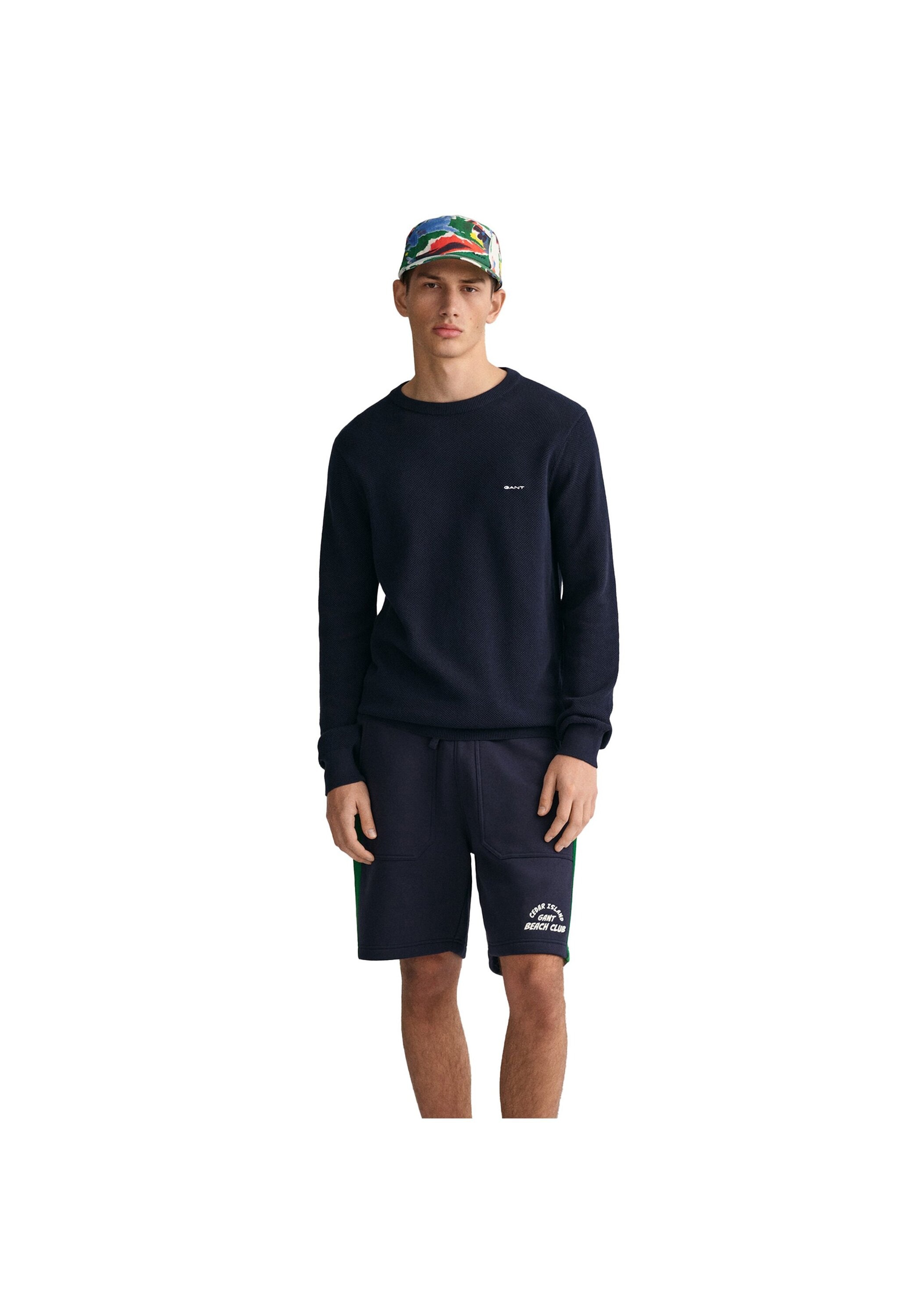 Gant Sweater »Strickpullover COTTON PIQUE C-NECK«