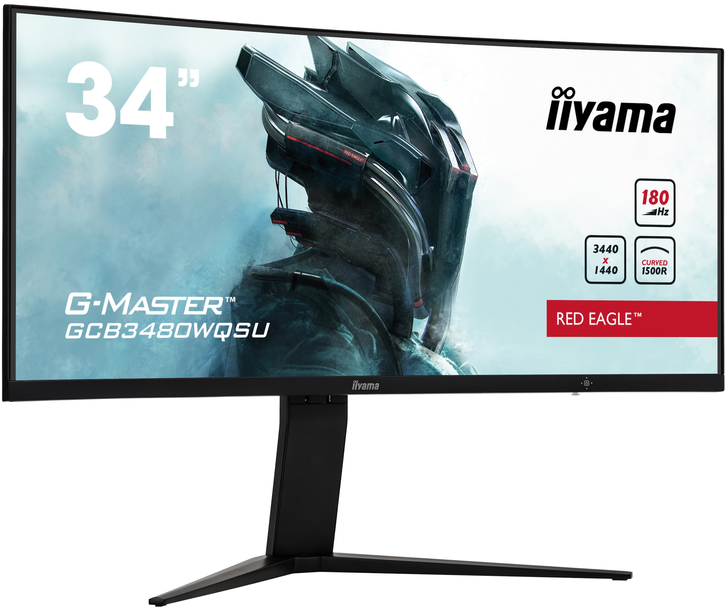 Iiyama Gaming-Monitor »GCB3480WQSU-B1«, 86,4 cm/34 Zoll, 3440 x 1440 px, UWQHD, 180 Hz