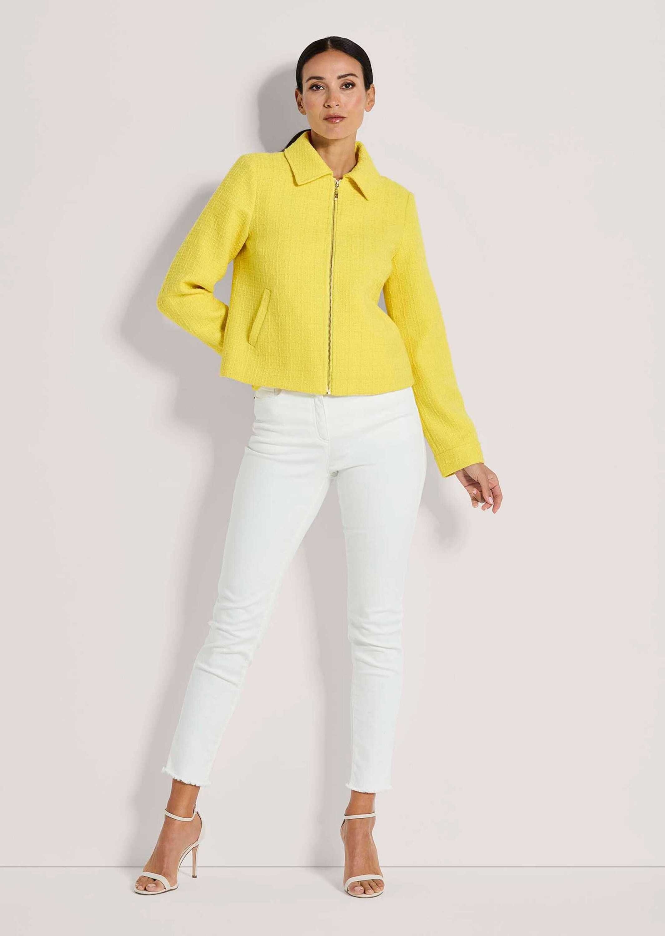 MADELEINE Jerseyblazer »Blazer Kurzer Bouclé-Blazer«