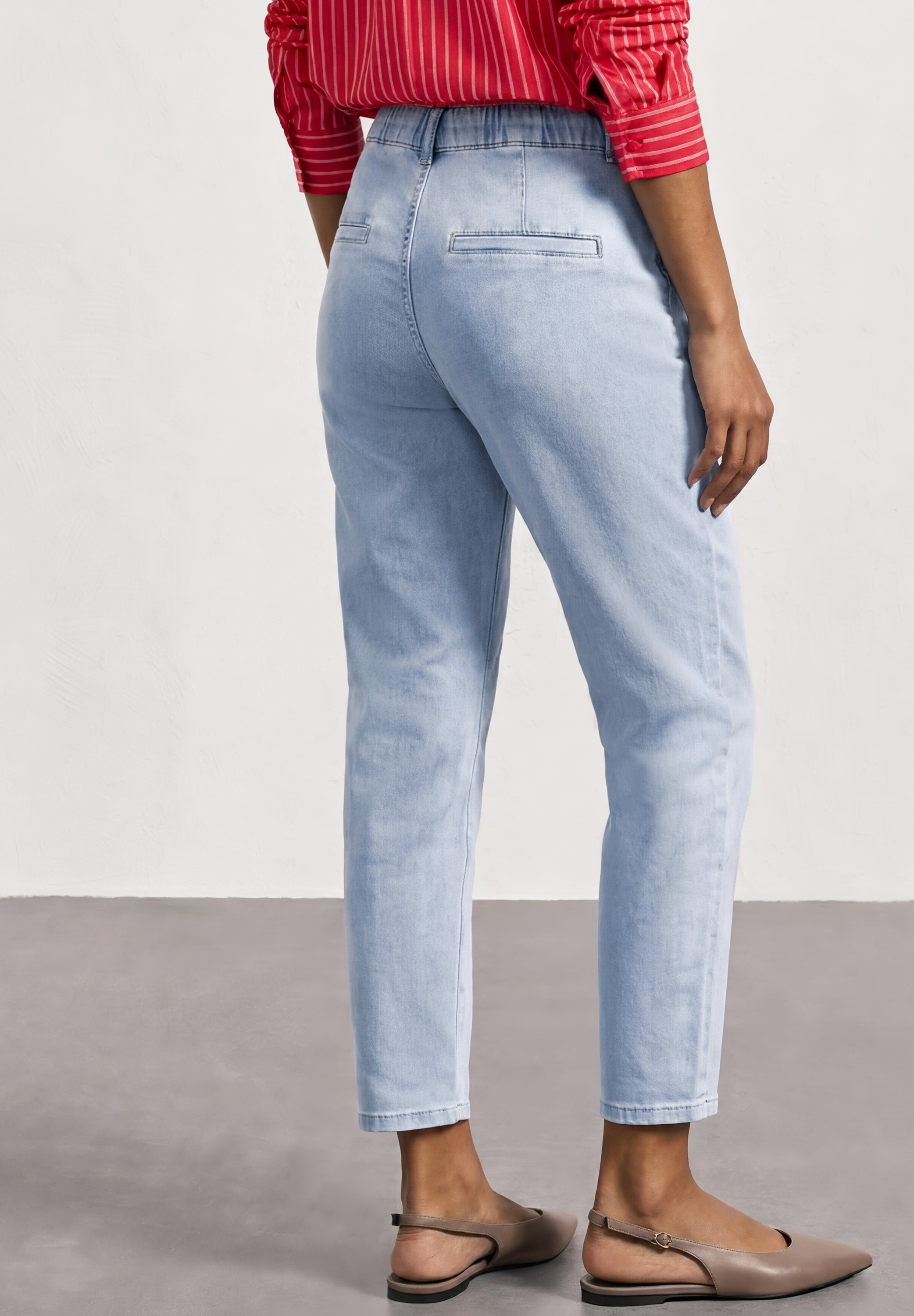 STREET ONE Loose-fit-Jeans im Chino-Look