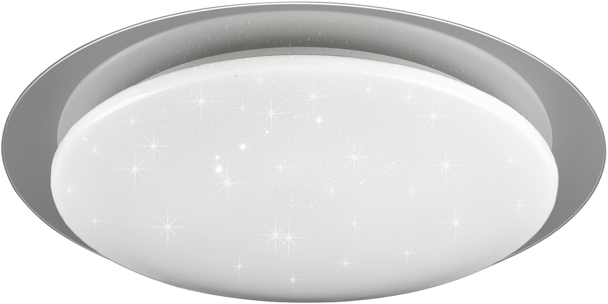 TRIO Leuchten LED Deckenleuchte »Joleen«, 1 flammig-flammig, Ø 72 cm mit  RGB Backlight, Starlight-Effekt, inkl. Fernbed., Dimmer im OTTO Online Shop