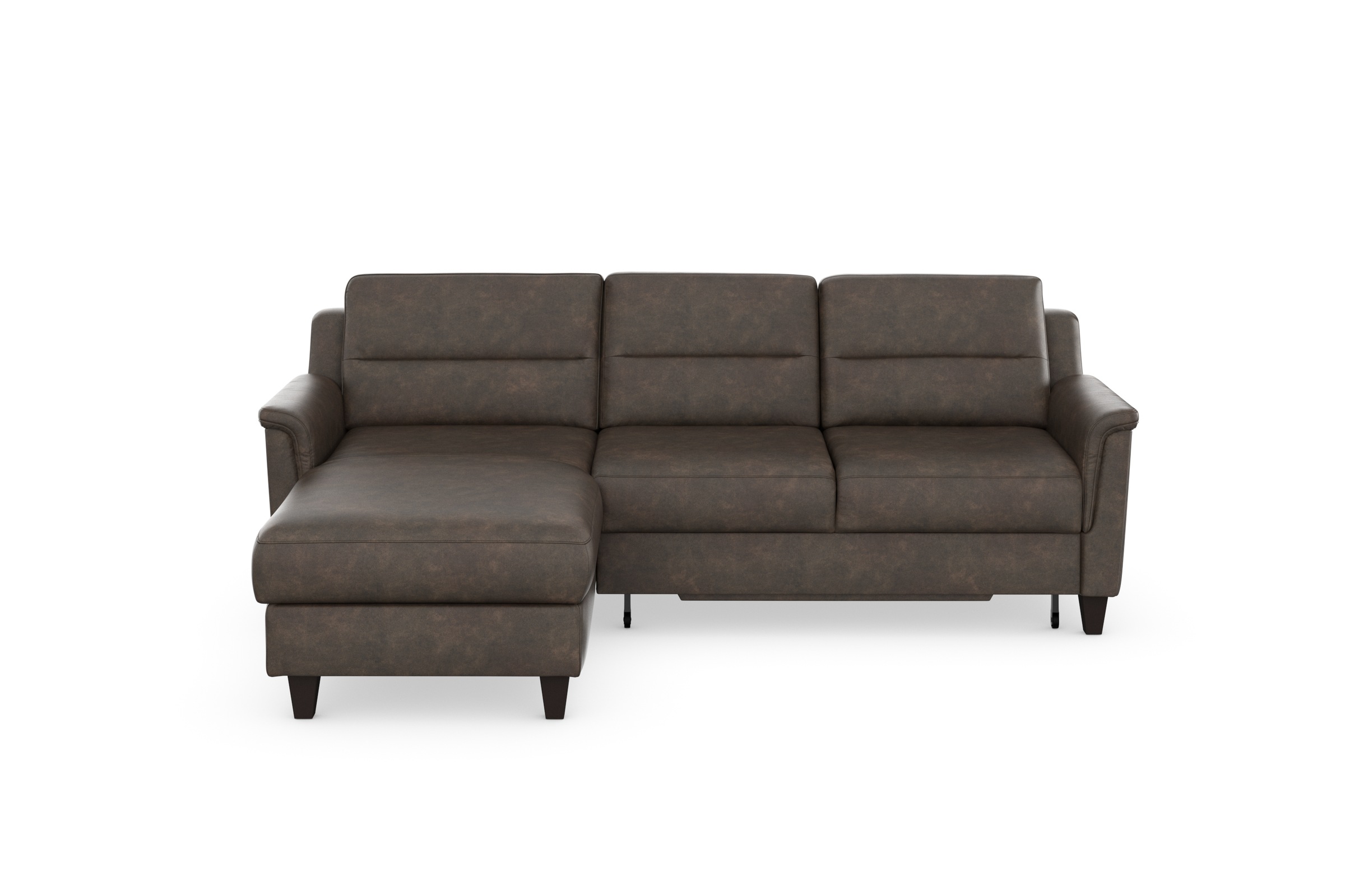sit&more Ecksofa »Farö L-Form«, inklusive Federkern, wahlweise mit Bettfunktion und Bettkasten
