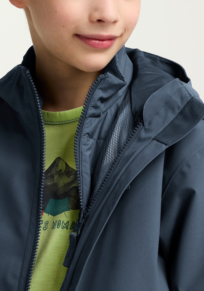 Jack Wolfskin 3-in-1-Funktionsjacke »HYBRID 3IN1 JACKET K« 3in1, wasserdicht, Übergangsjacke/Winterjacke