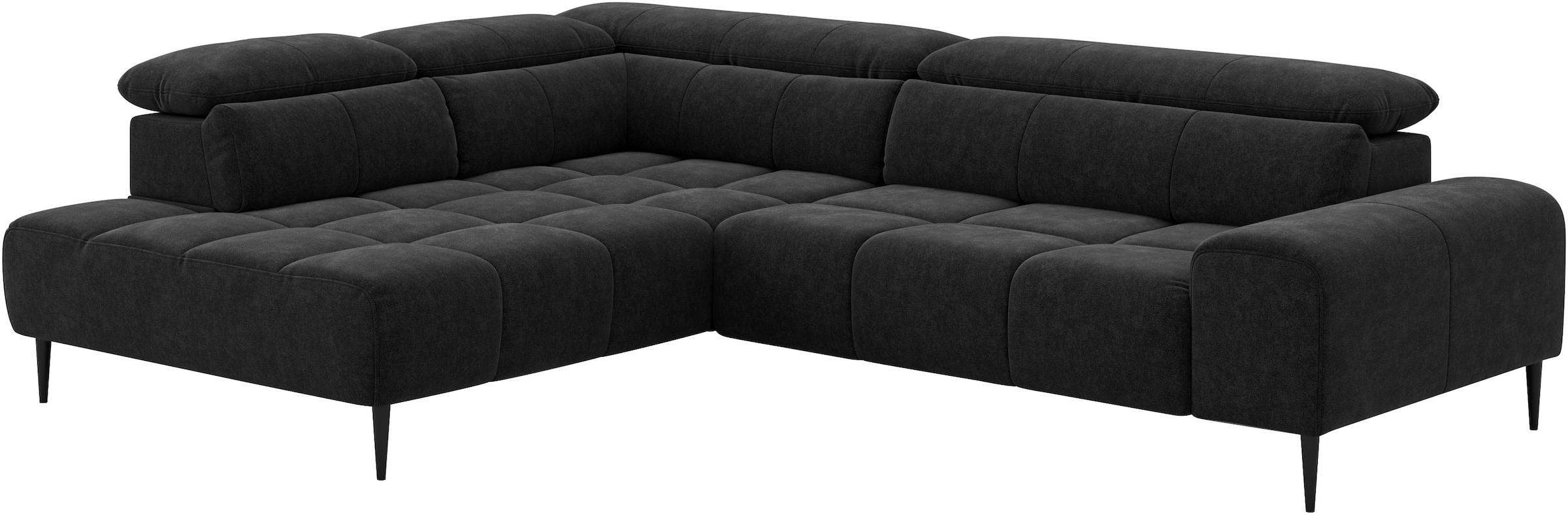 COTTA Ecksofa »Theo L-Form, B: 298 cm« mit Kopfteilverstellung, optional Sitztiefenverstellung