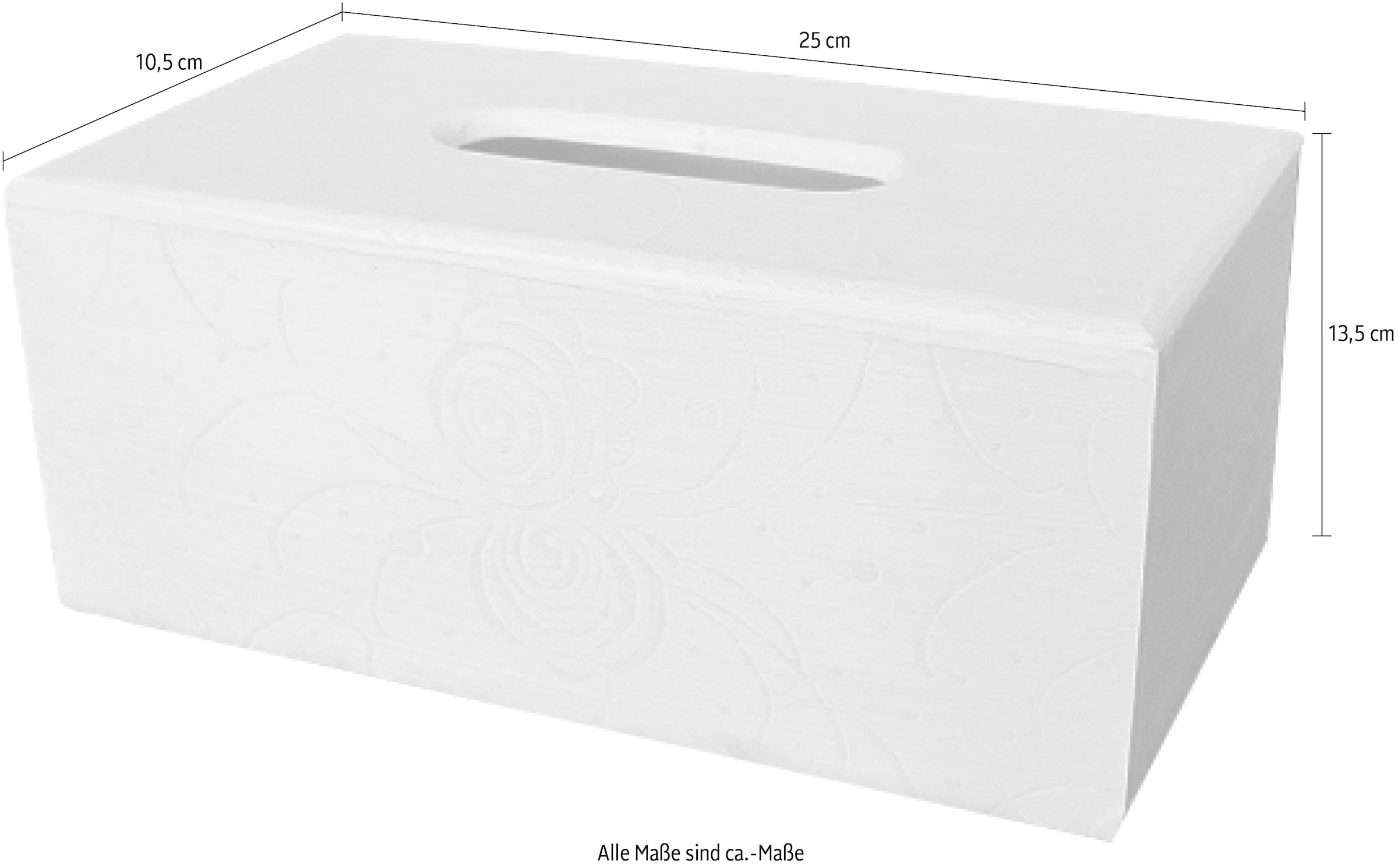 Myflair Möbel & Accessoires Papiertuchbox »lla, weiß«, Taschentuchbox