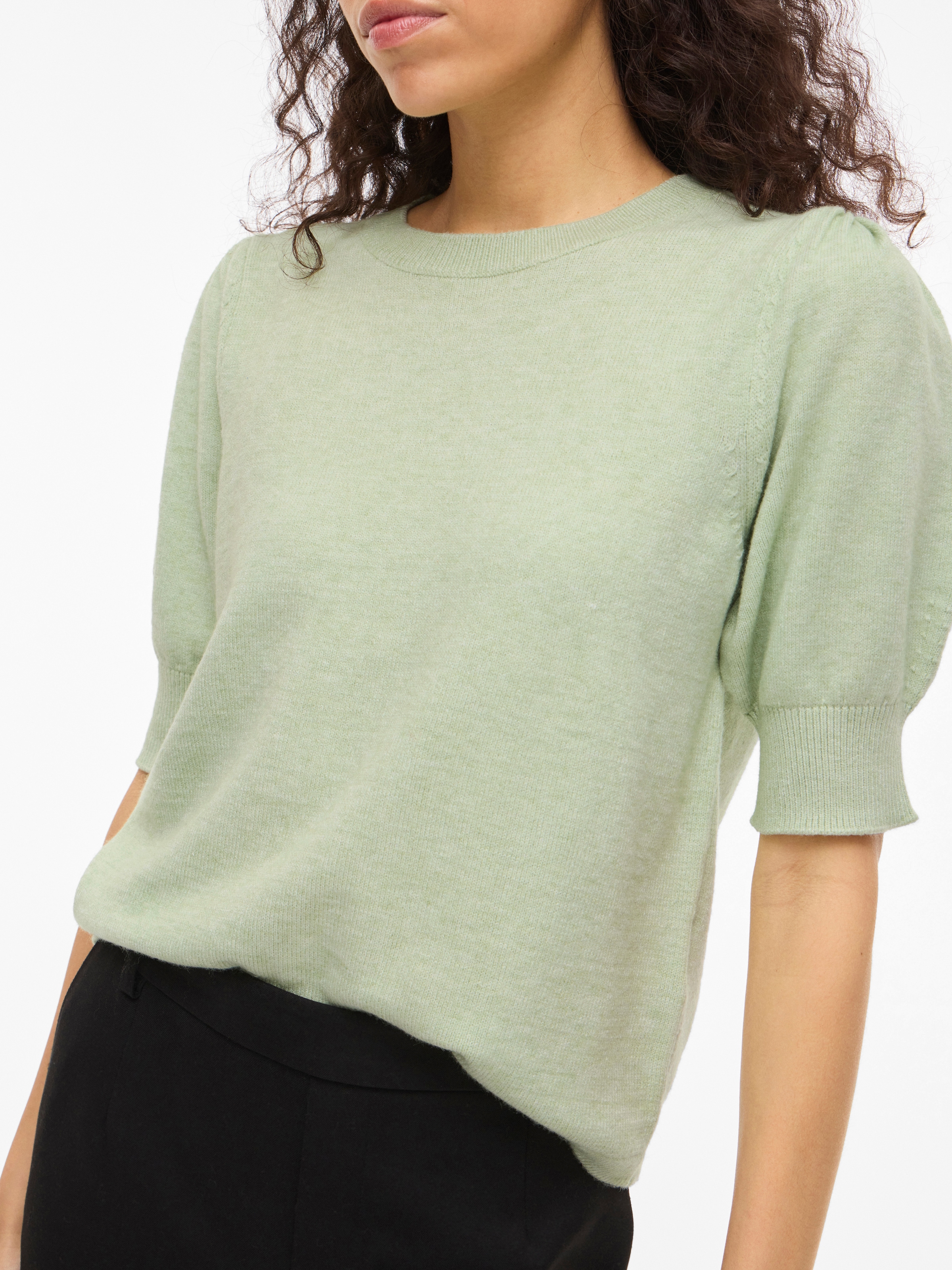Vila Strickpullover »VIRIL 2/4 SLEEVE O-NECK KNIT TOP - NOOS«