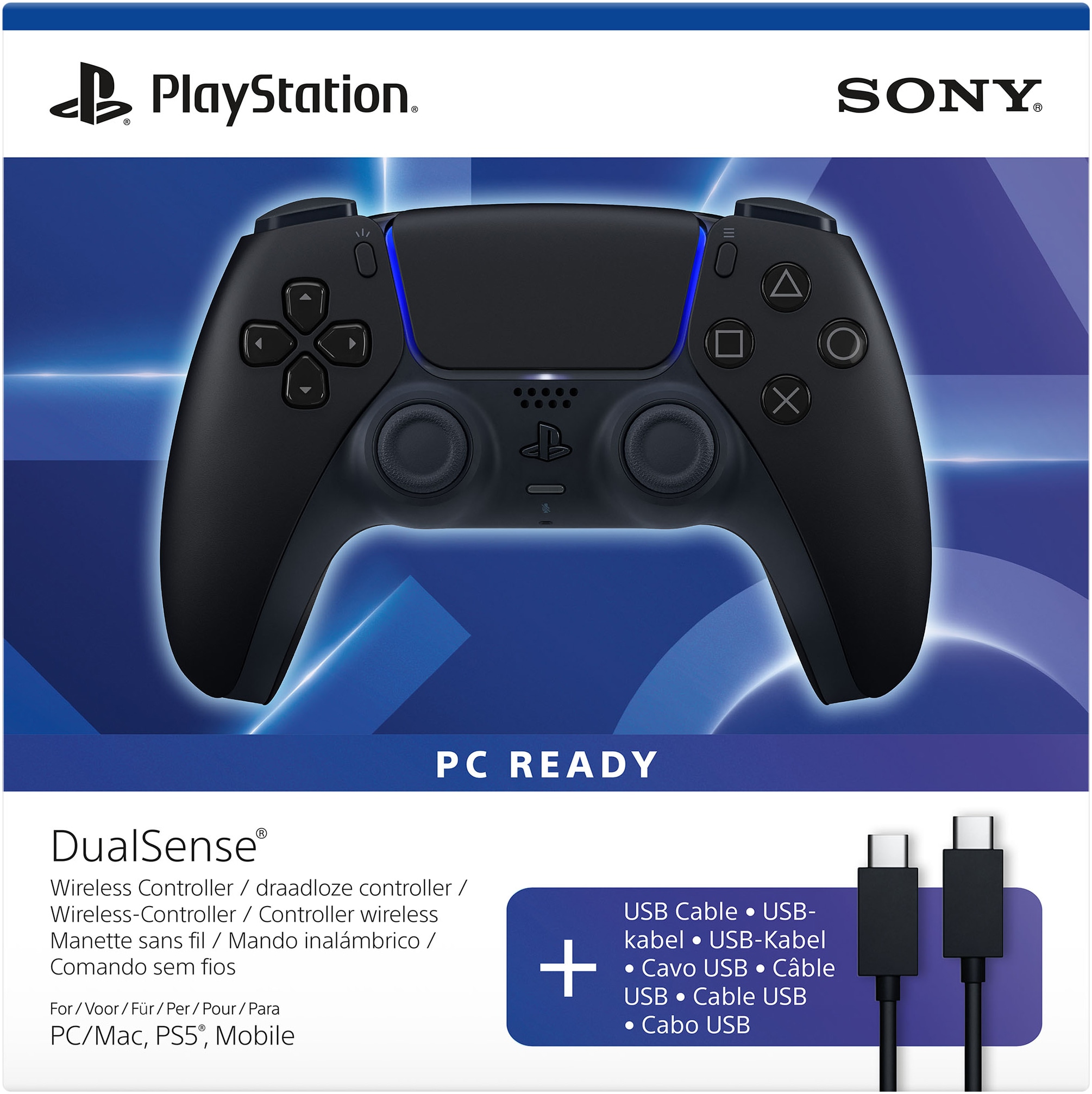 PlayStation 5 PlayStation 5-Controller »DualSense® Wireless-Controller + USB-Kabel für PC«