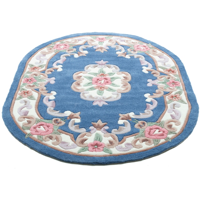 THEKO Teppich »Ming«, oval, hochwertiges Acrylgarn, ideal im Wohnzimmer &  Schlafzimmer online bei OTTO
