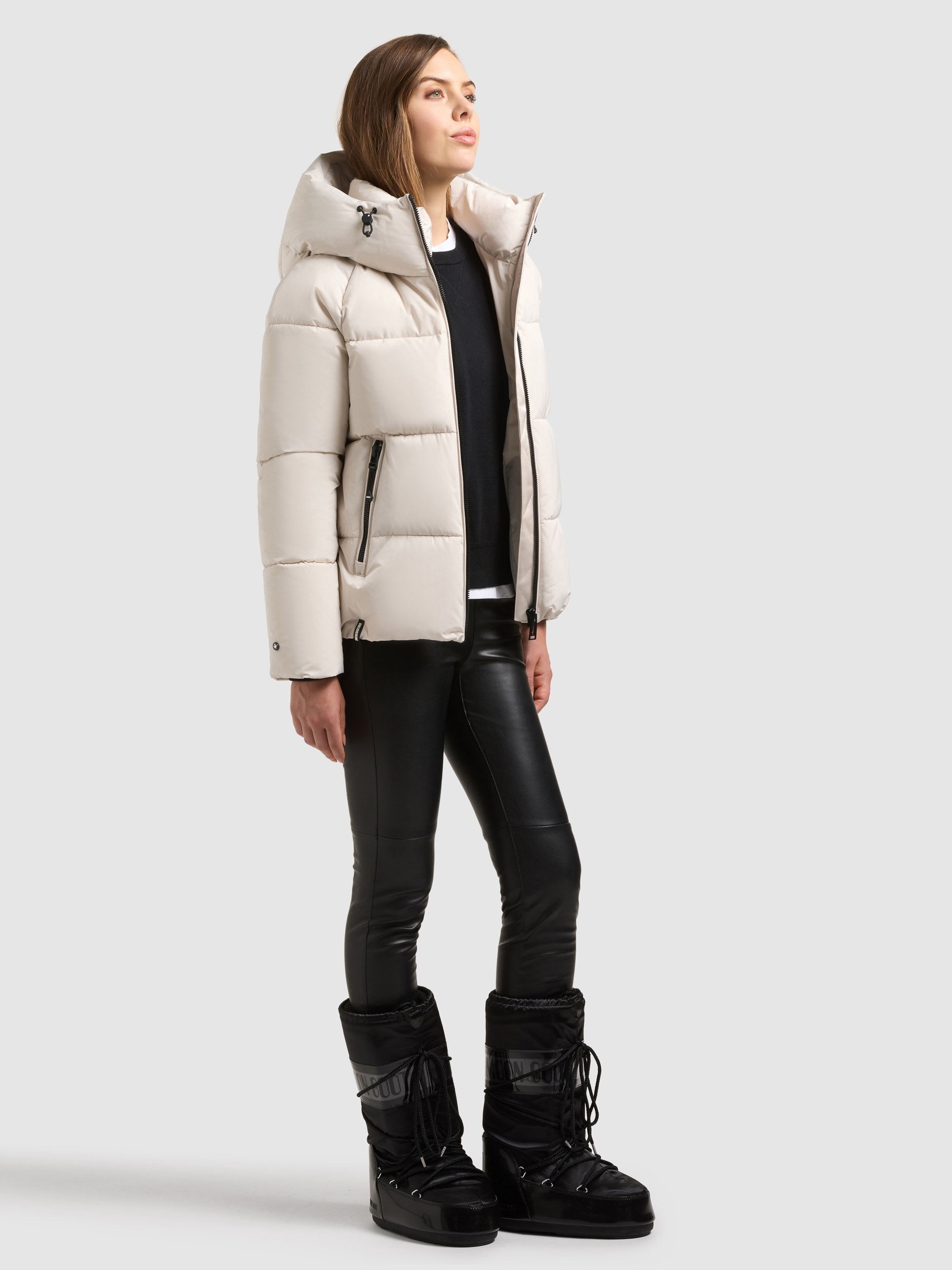 khujo Steppjacke »ONO2« mit Kapuze Loose Fit