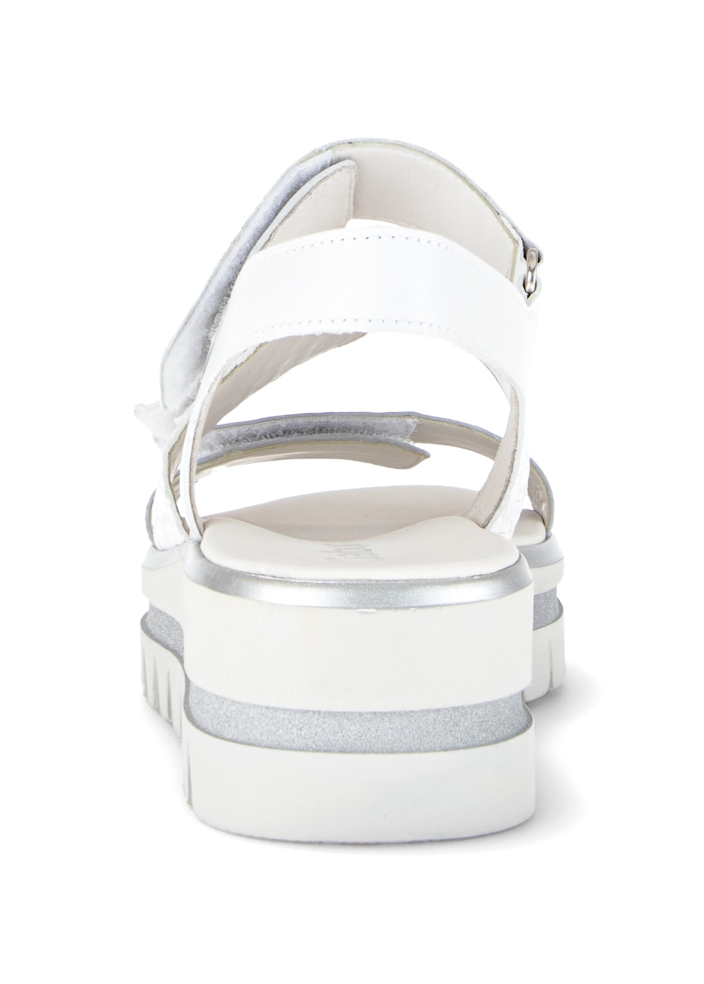 Gabor Keilsandalette  Plateau, Riemchensandale, Sommerschuh mit Kontrastbesatz