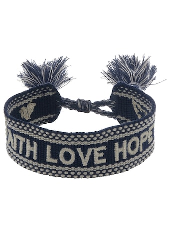 Armband »Good Vibes Faith Love Hope, ERB-GOODVIBES-FLH«