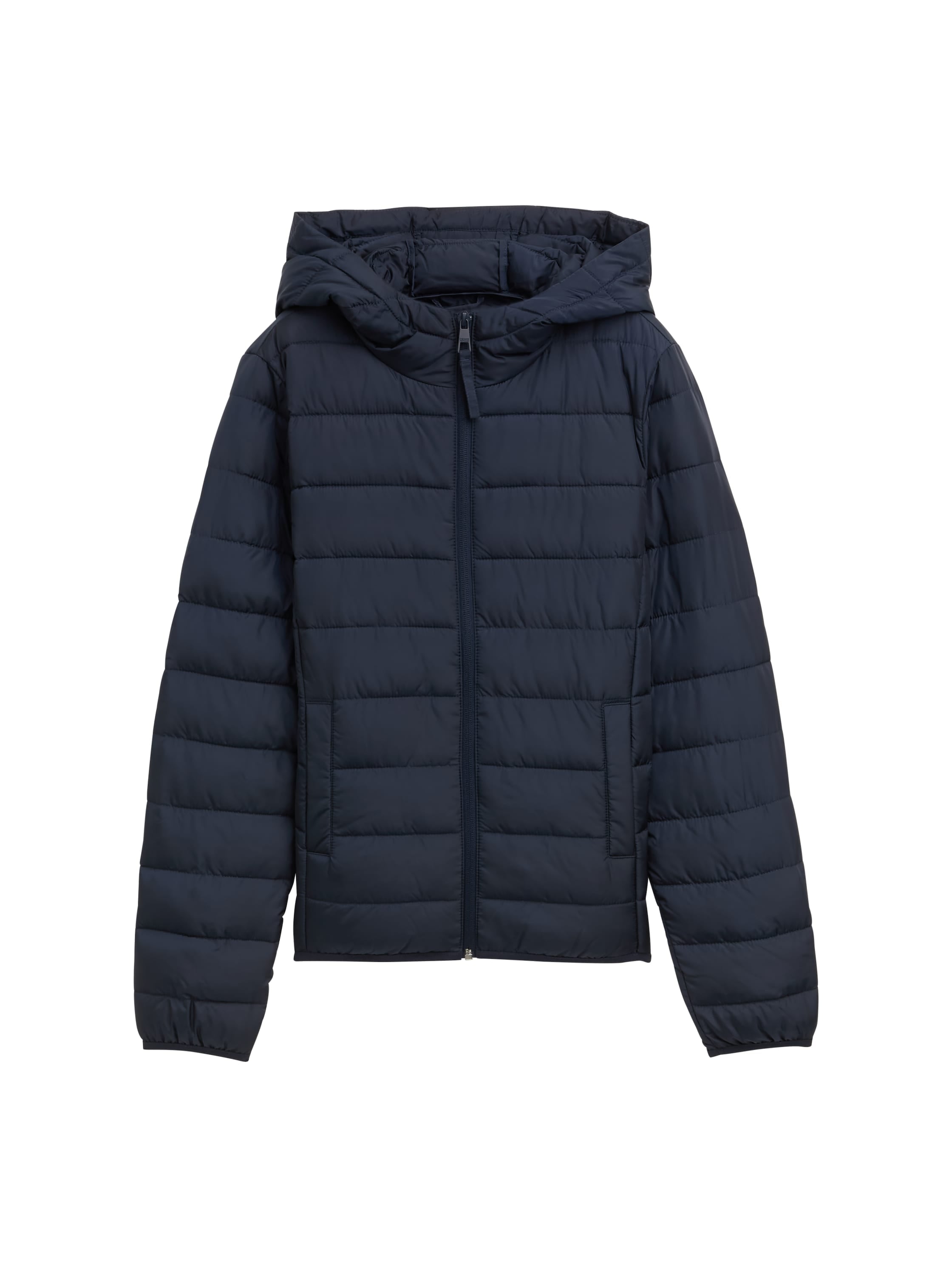 TOM TAILOR Denim Steppjacke, mit Kapuze, mit Kapuze