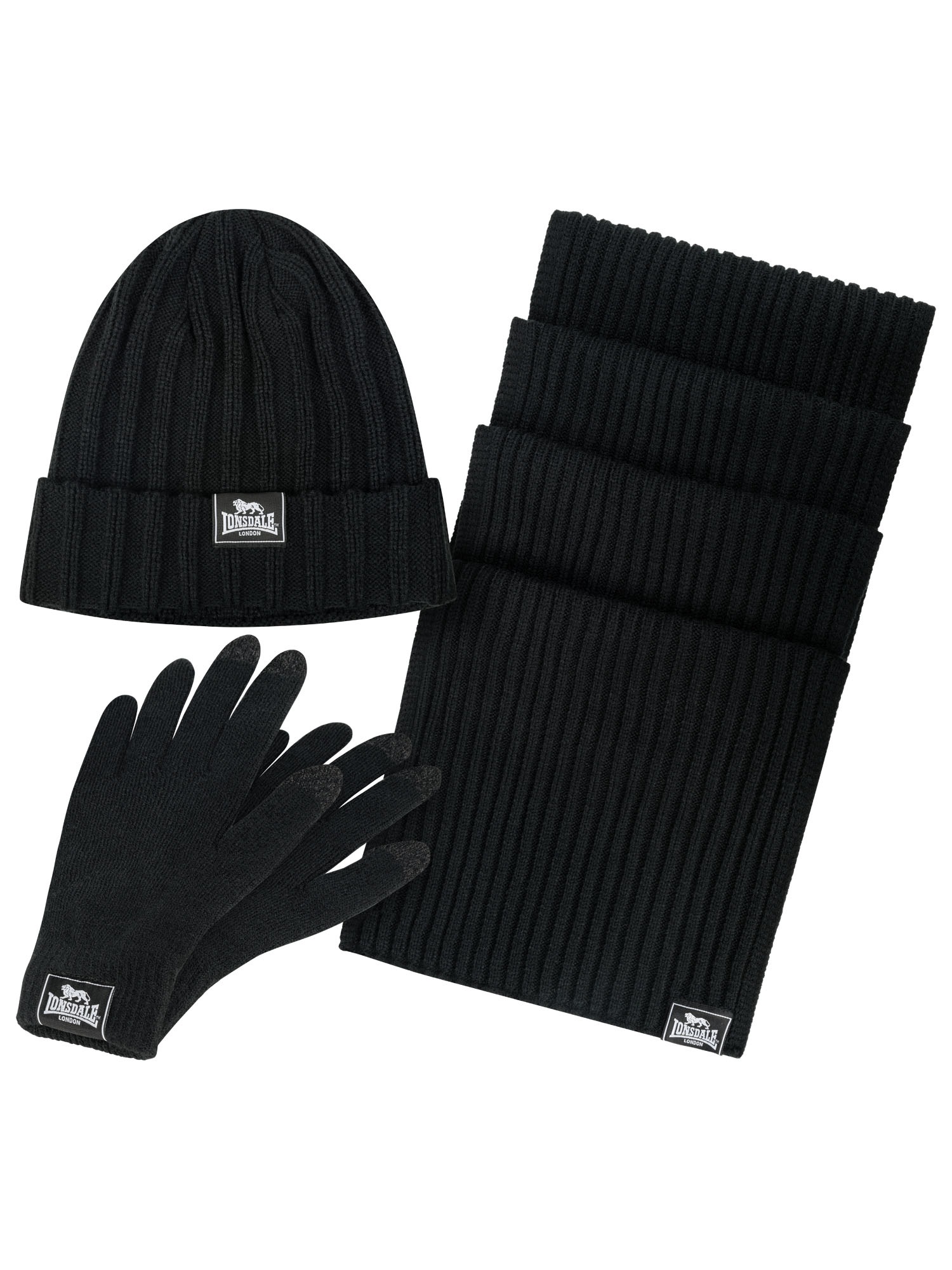 Lonsdale Beanie »ACOMB« 3 Stk. tlg., Größe S/M