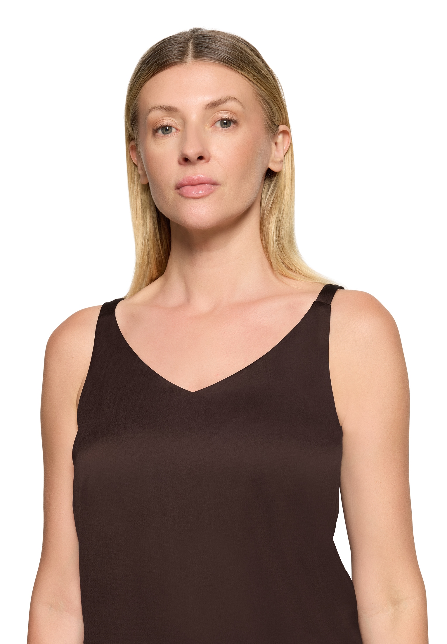 Vera Mont Satinbluse »Satin-Bluse mit V-Ausschnitt«